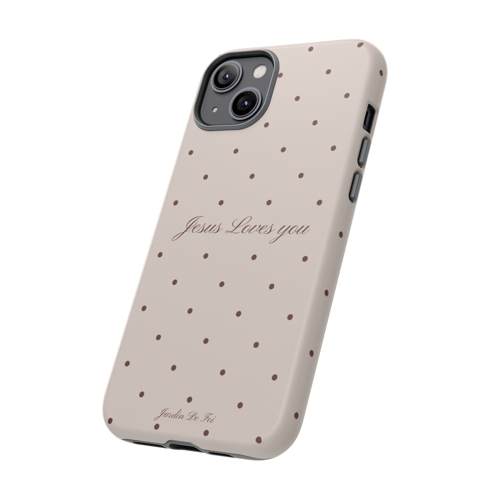 Brown Polka Dot Case