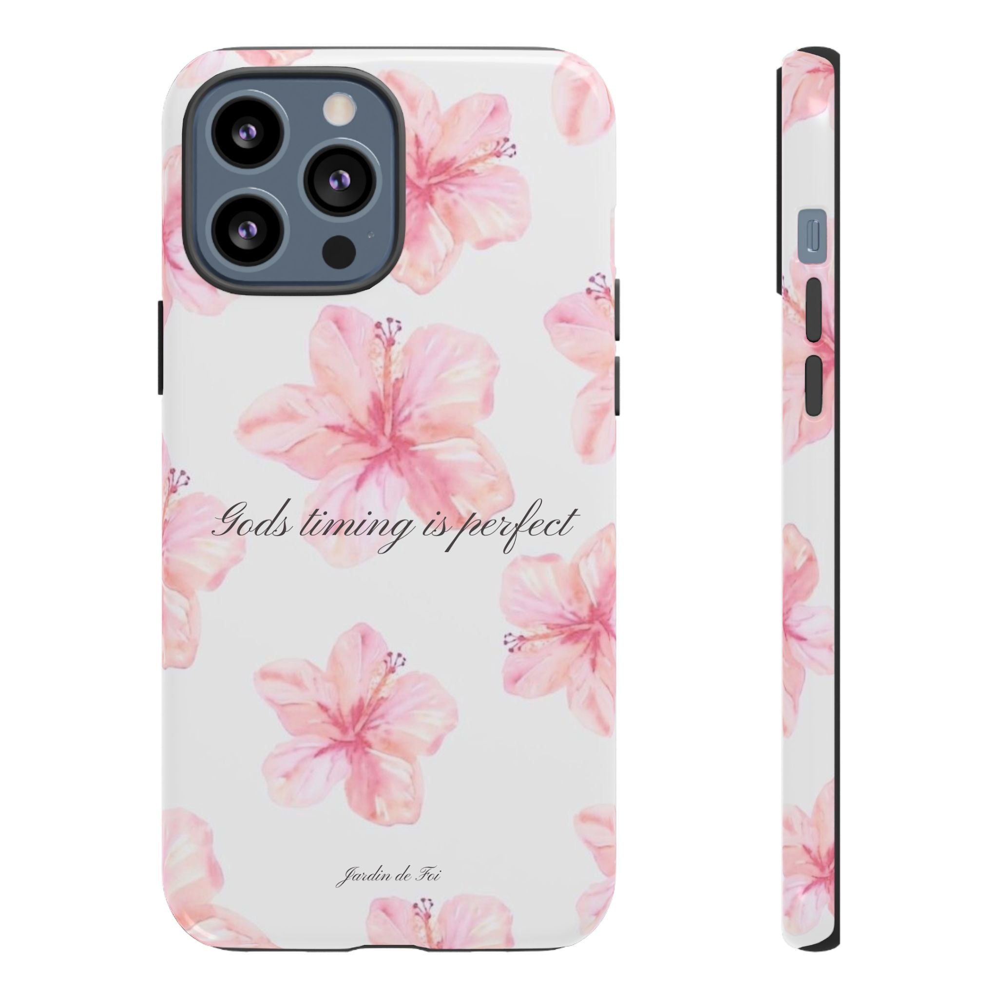 Gods Timing is Perfect Flower Case