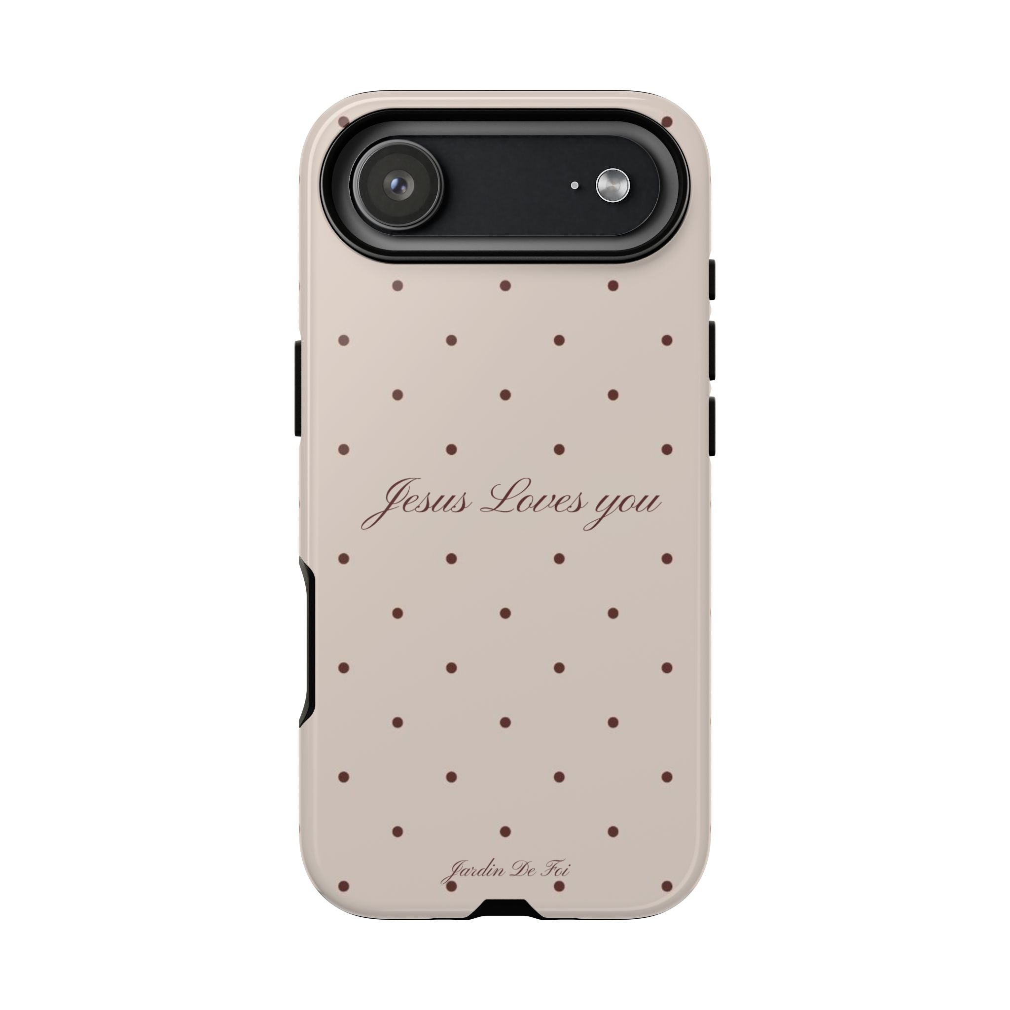 Brown Polka Dot Case