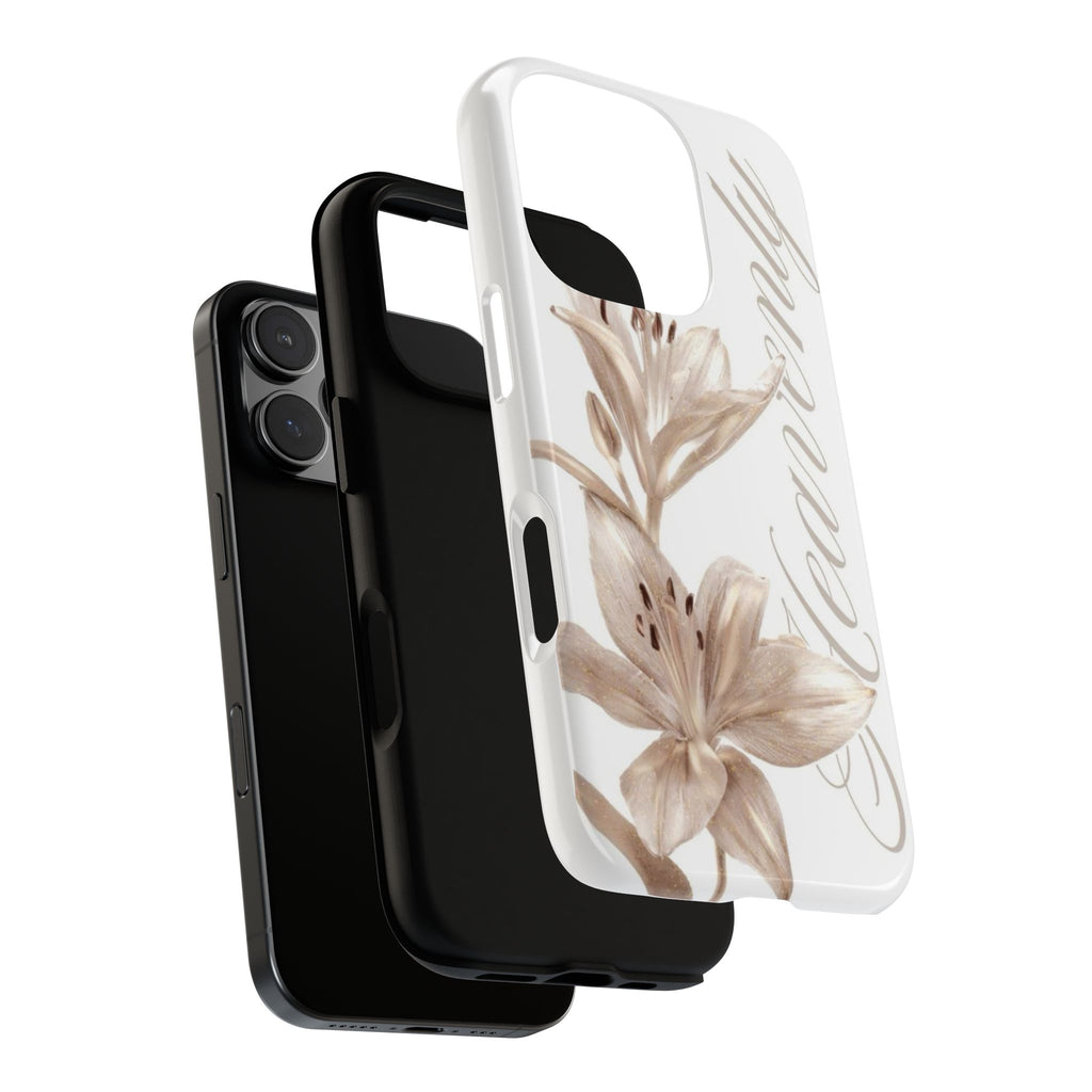 Floral 'Heavenly' Phone Case — Elegant Lily Protective Cover