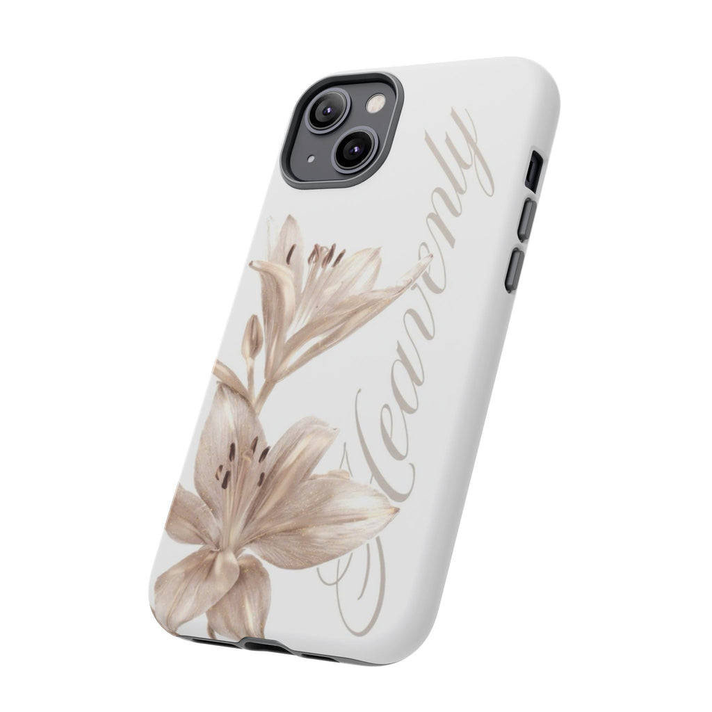 Floral 'Heavenly' Phone Case — Elegant Lily Protective Cover
