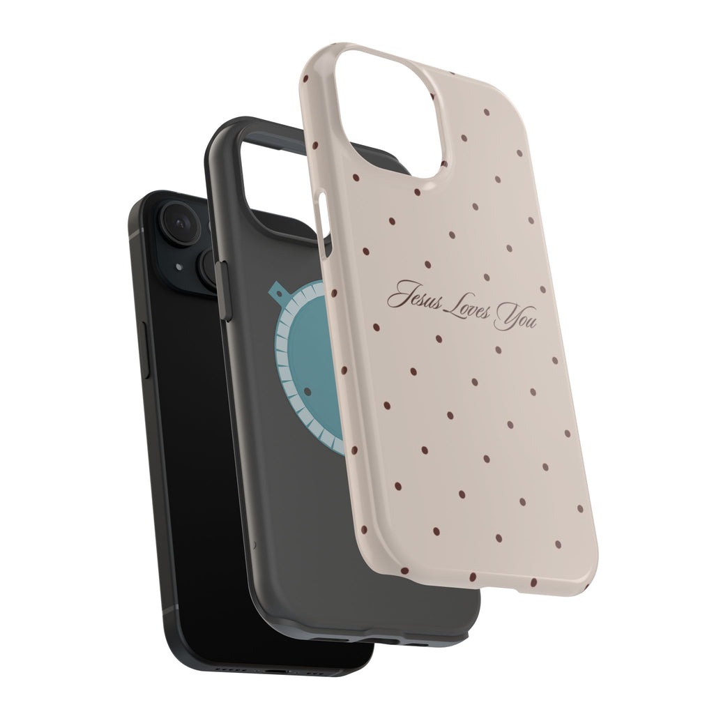 MagSafe Brown Polka Dot