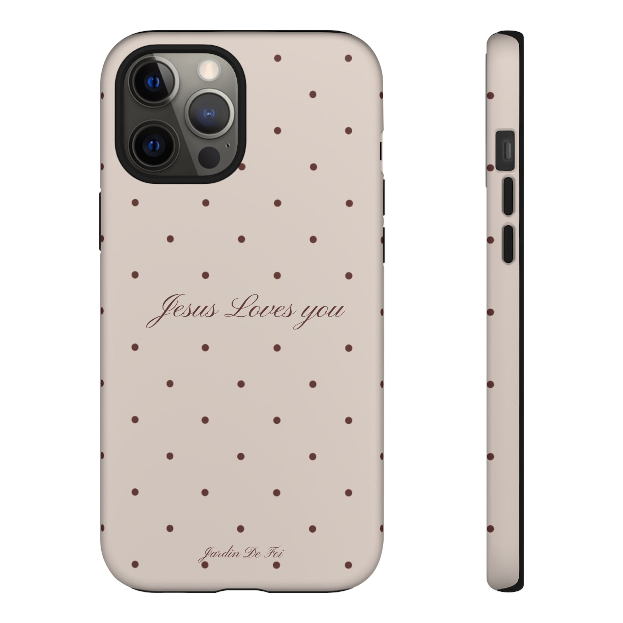 Brown Polka Dot Case