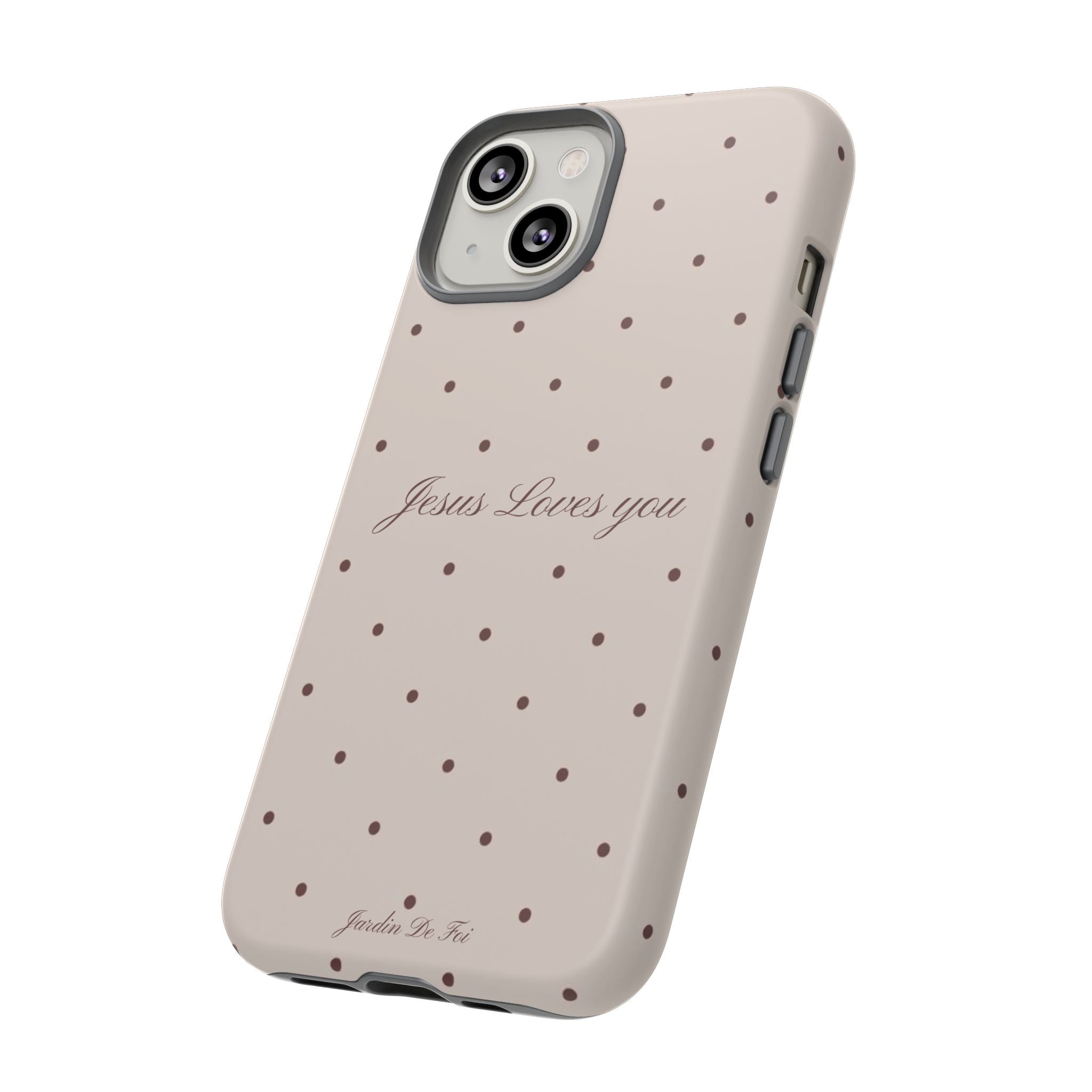 Brown Polka Dot Case