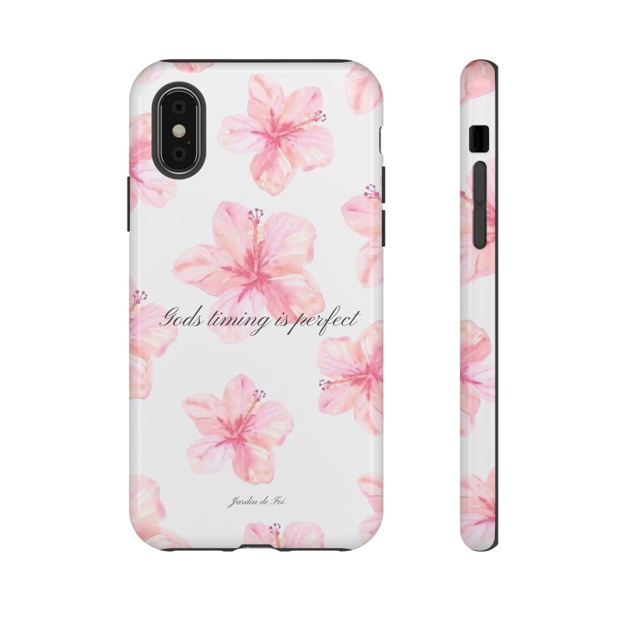 Gods Timing is Perfect Flower Case