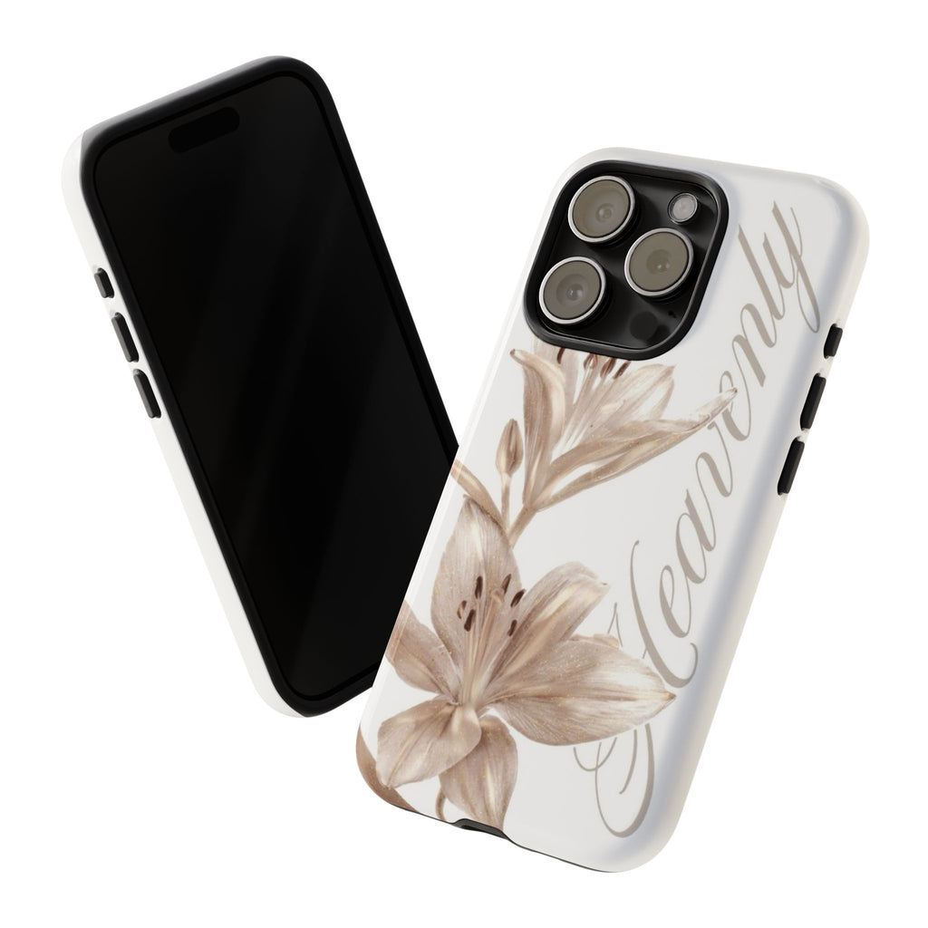 Floral 'Heavenly' Phone Case — Elegant Lily Protective Cover