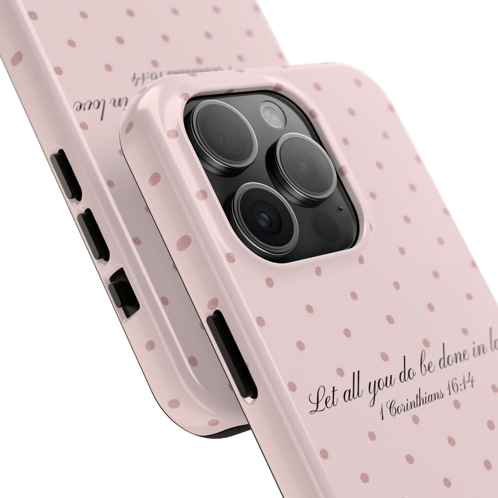 Pink Polka Dot Case