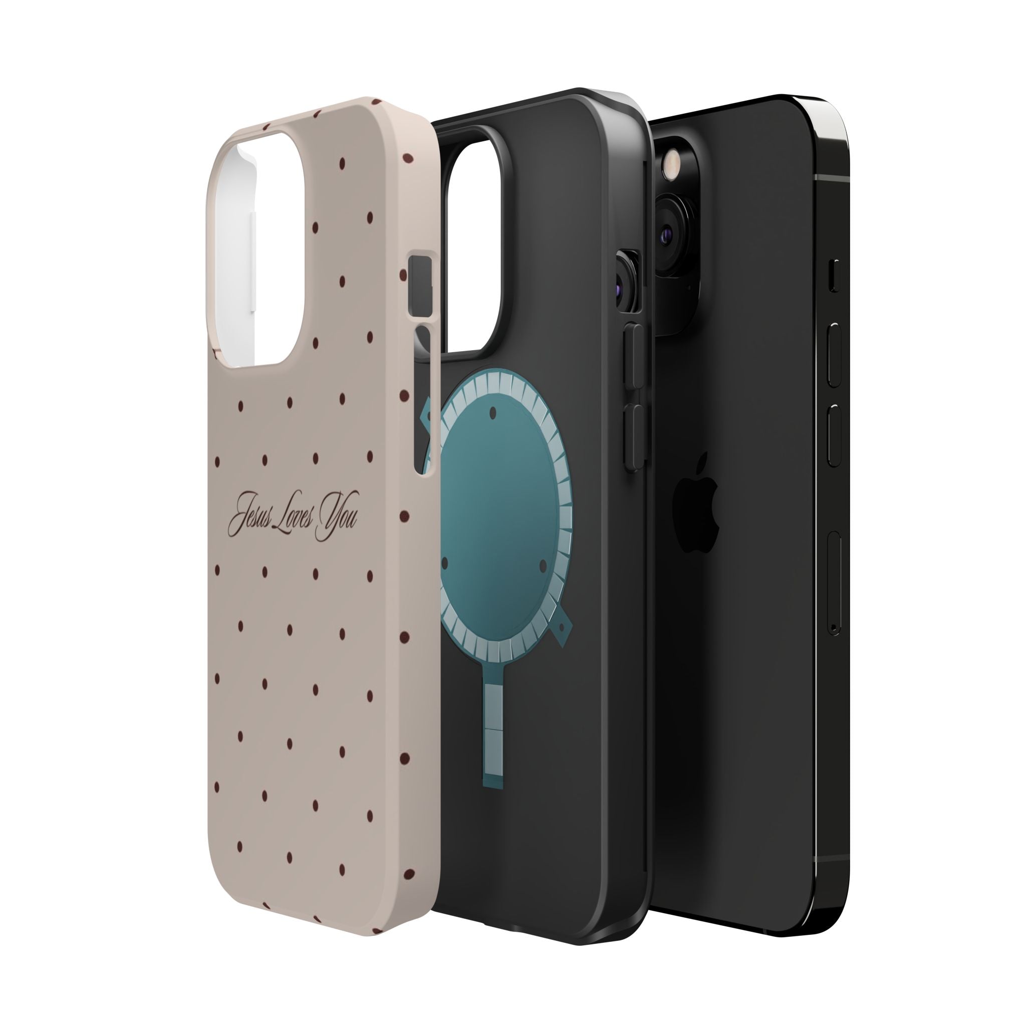 MagSafe Brown Polka Dot