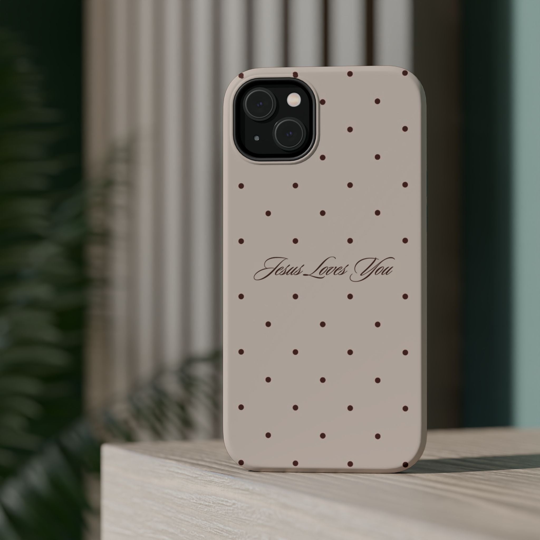 MagSafe Brown Polka Dot