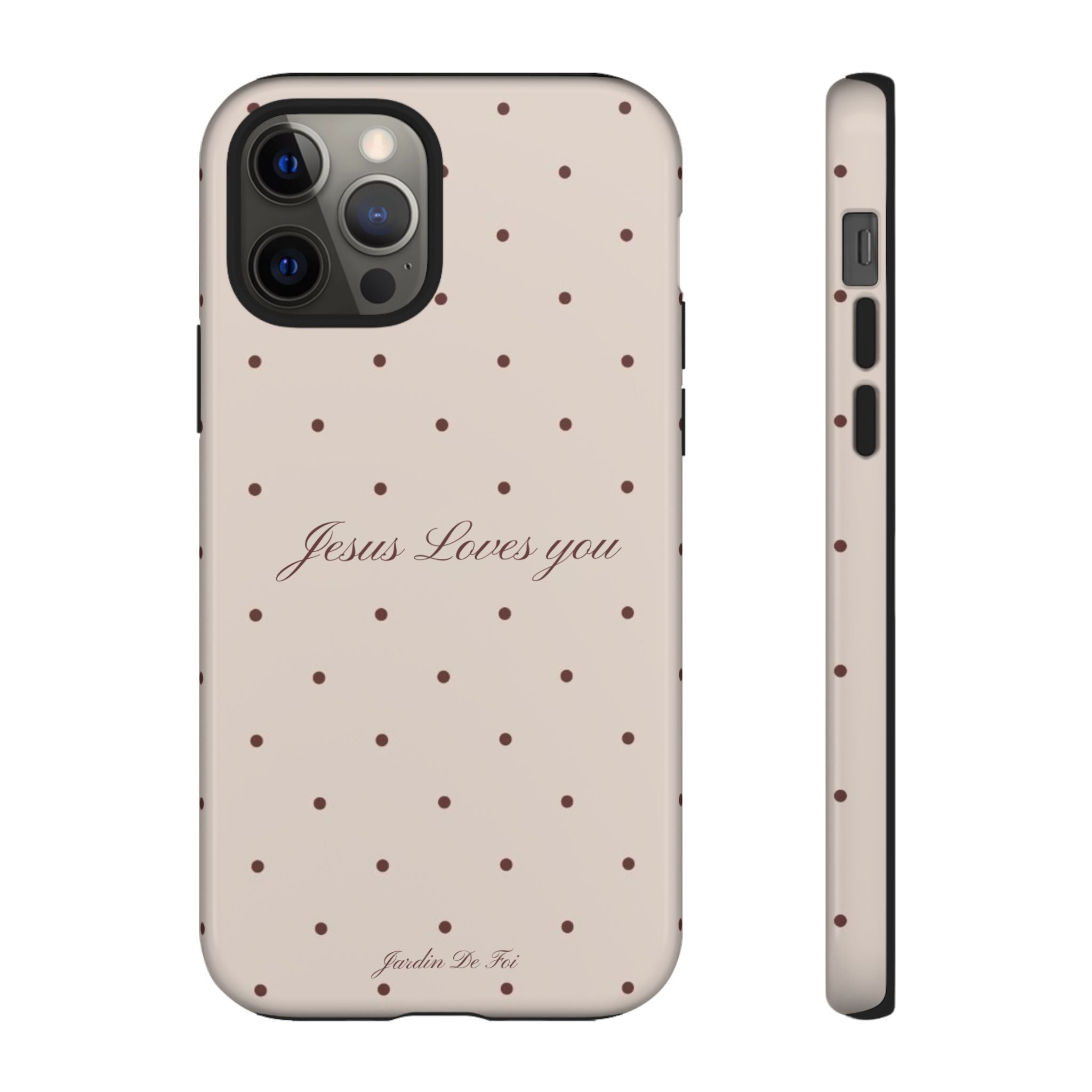 Brown Polka Dot Case