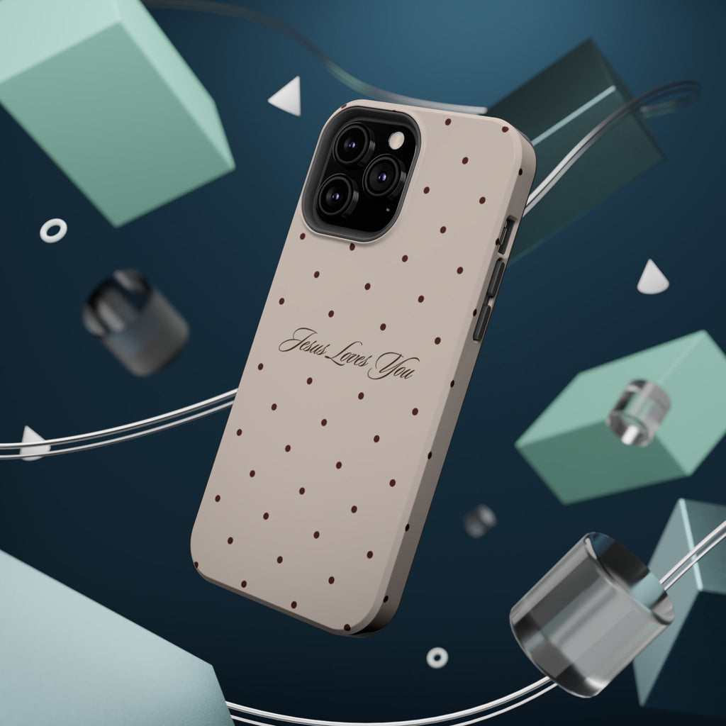 MagSafe Brown Polka Dot