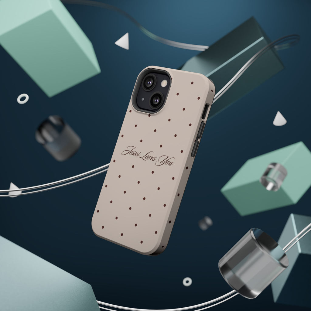MagSafe Brown Polka Dot