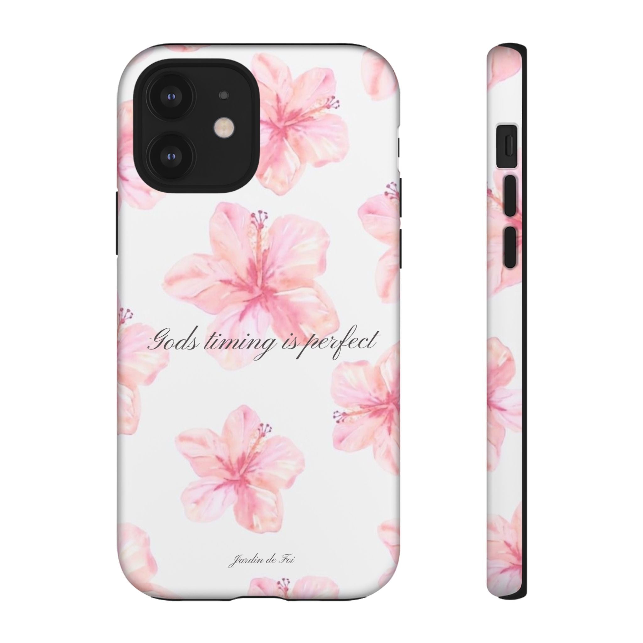 Gods Timing is Perfect Flower Case