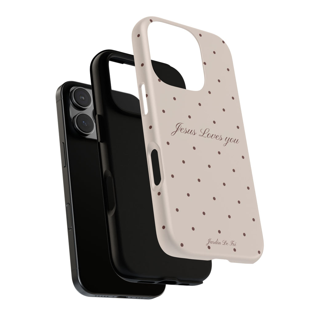 Brown Polka Dot Case