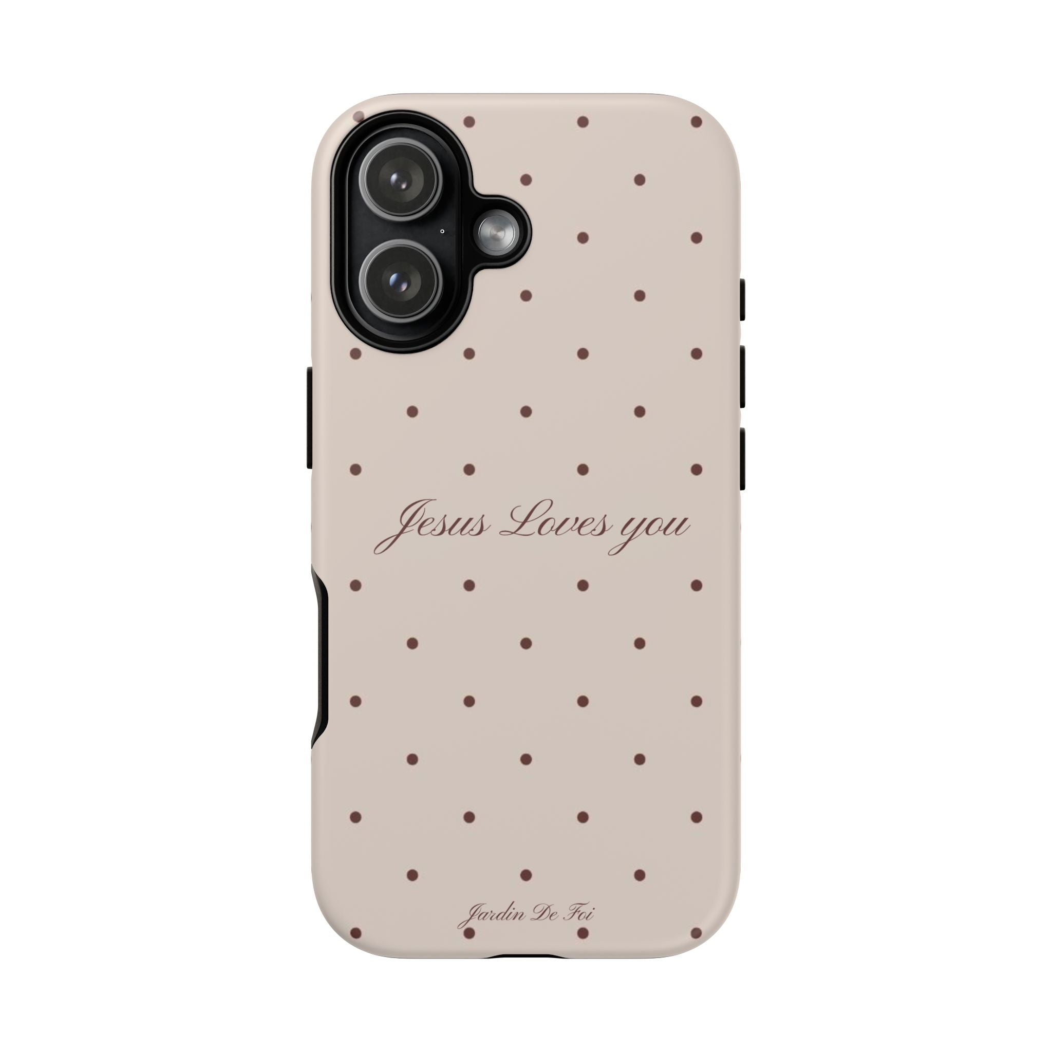 Brown Polka Dot Case