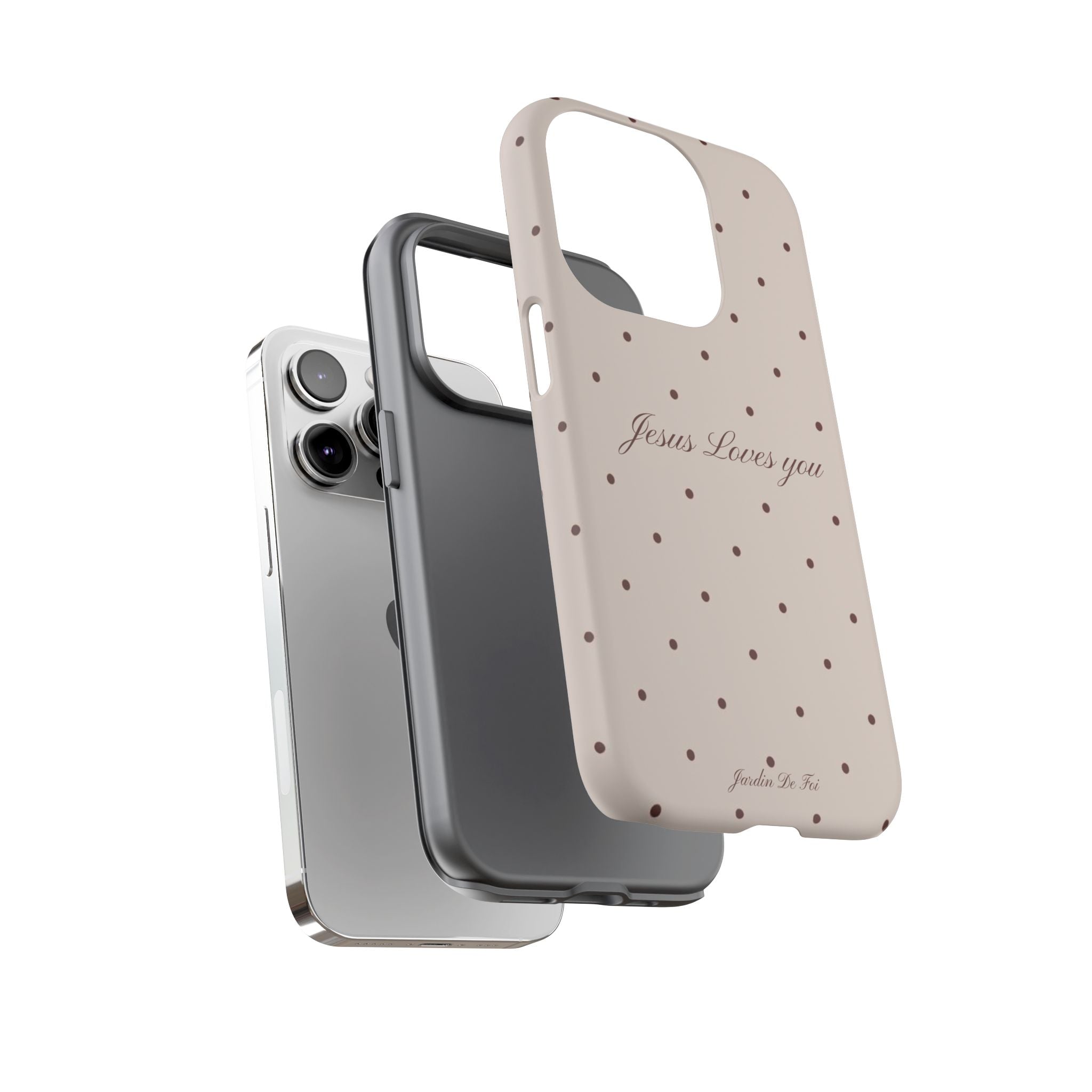 Brown Polka Dot Case