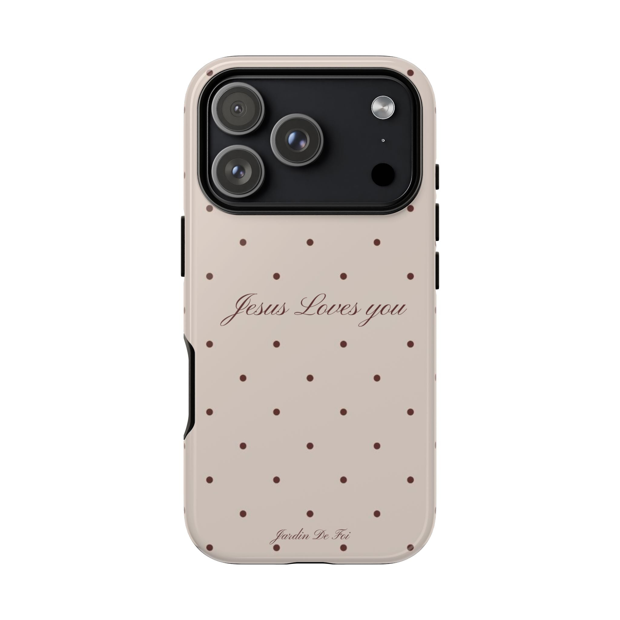 Brown Polka Dot Case