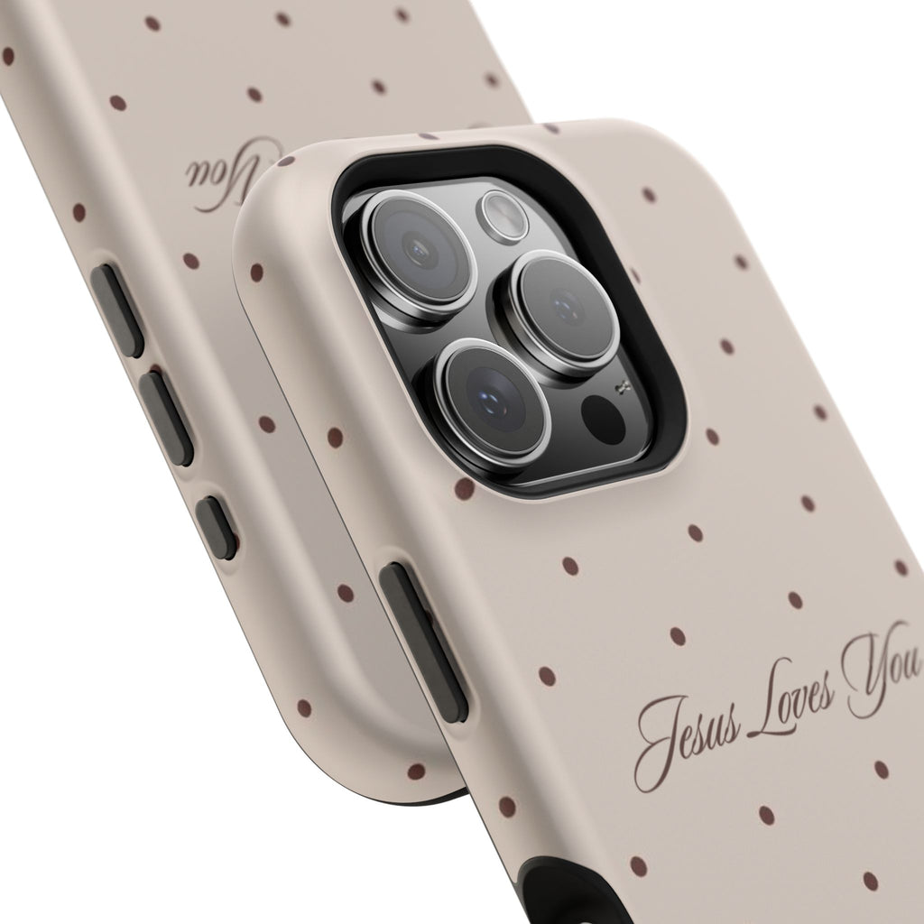 MagSafe Brown Polka Dot