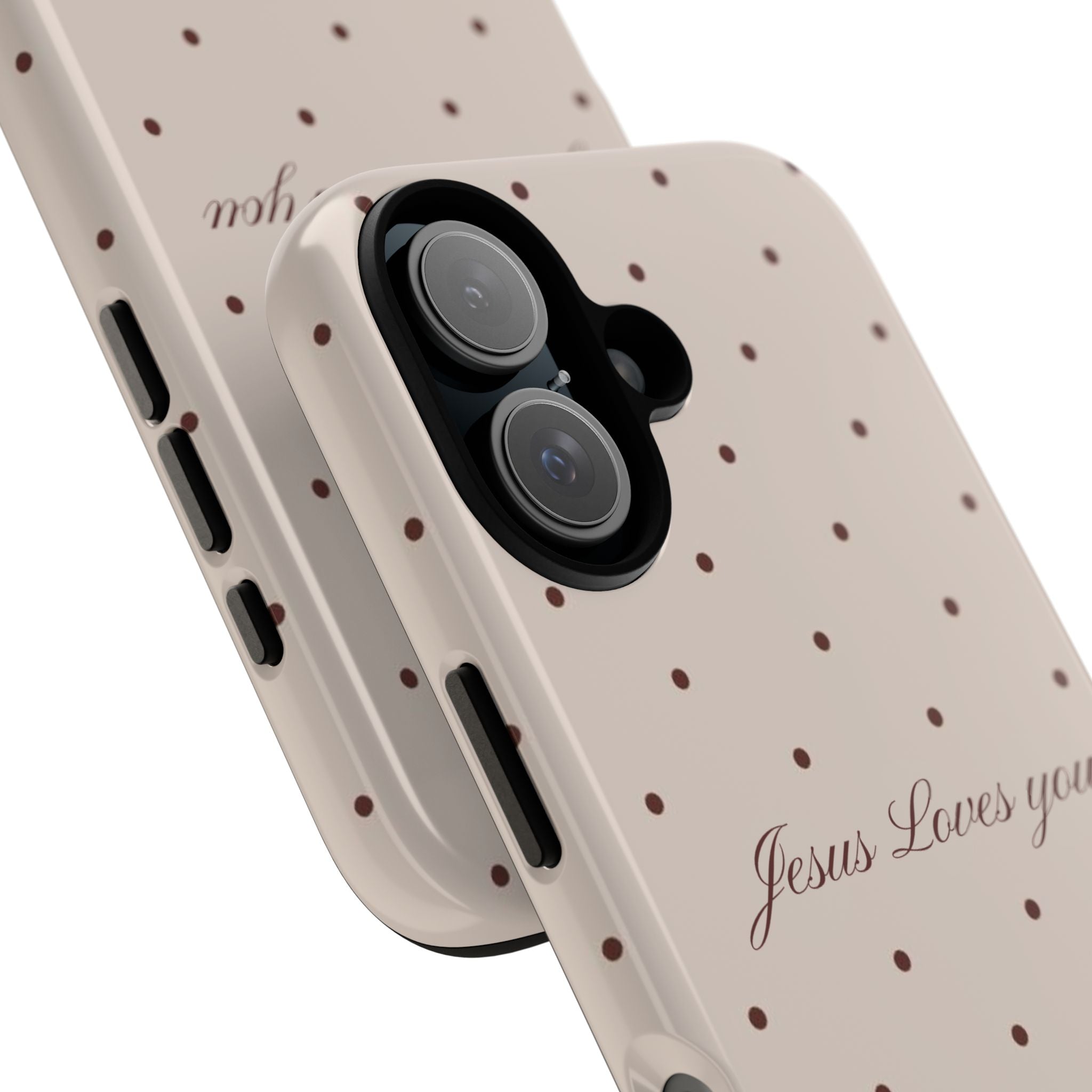 Brown Polka Dot Case
