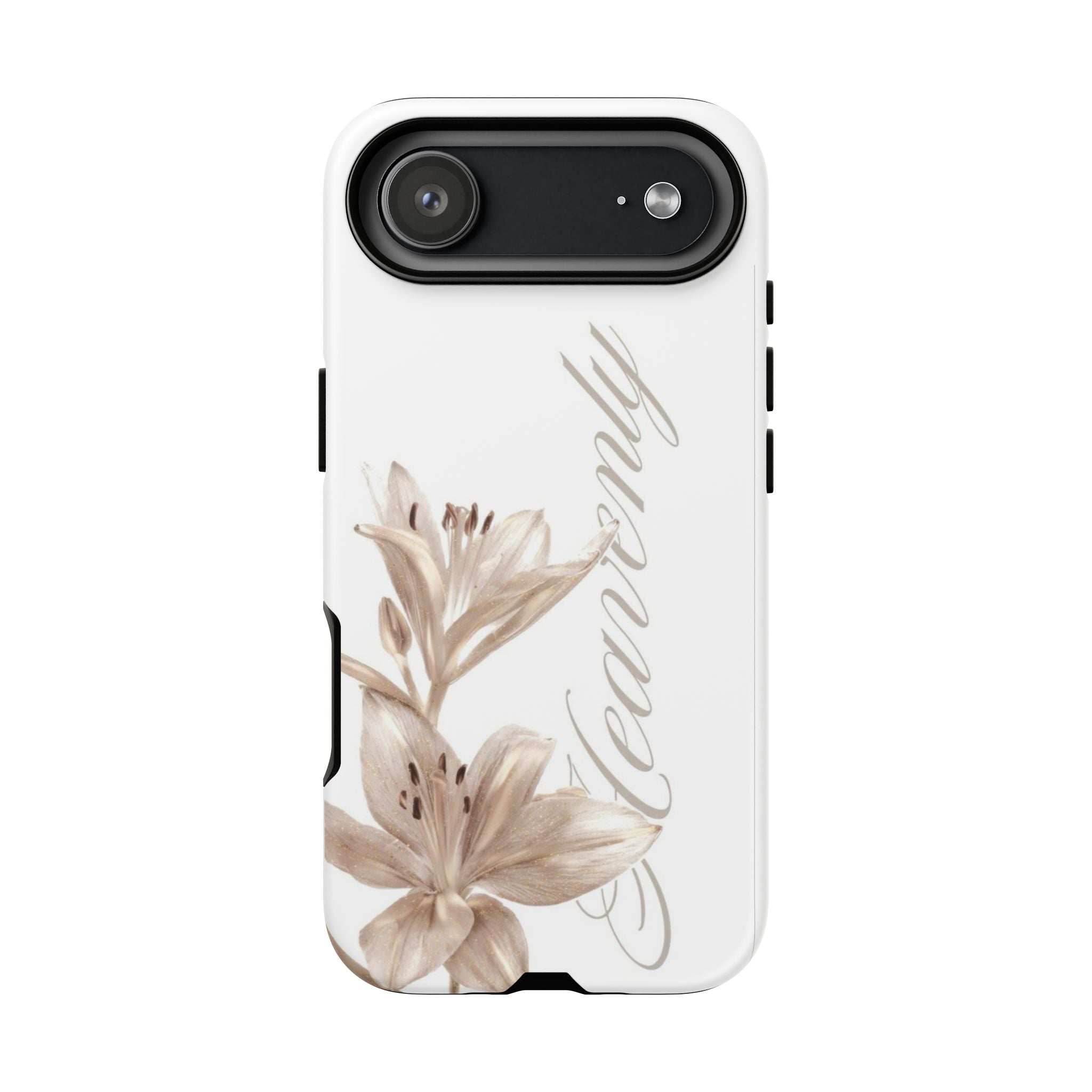 Floral 'Heavenly' Phone Case — Elegant Lily Protective Cover