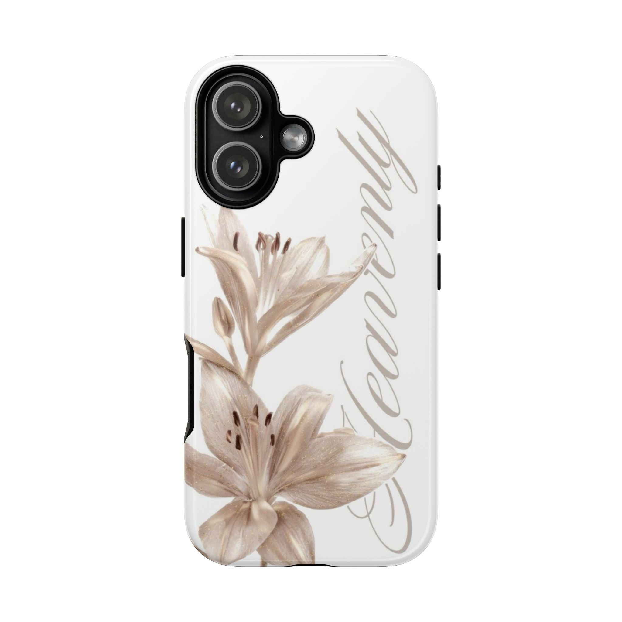 Floral 'Heavenly' Phone Case — Elegant Lily Protective Cover