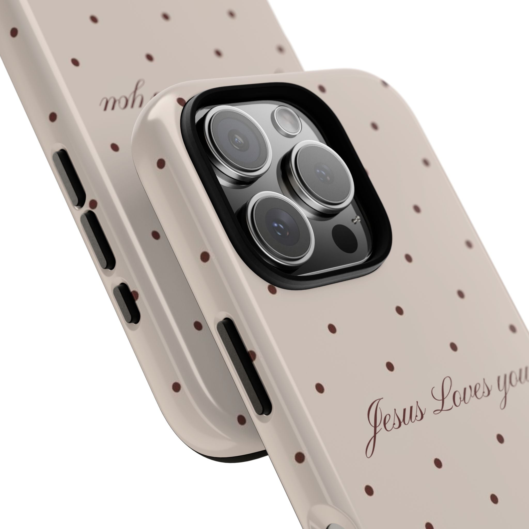 Brown Polka Dot Case