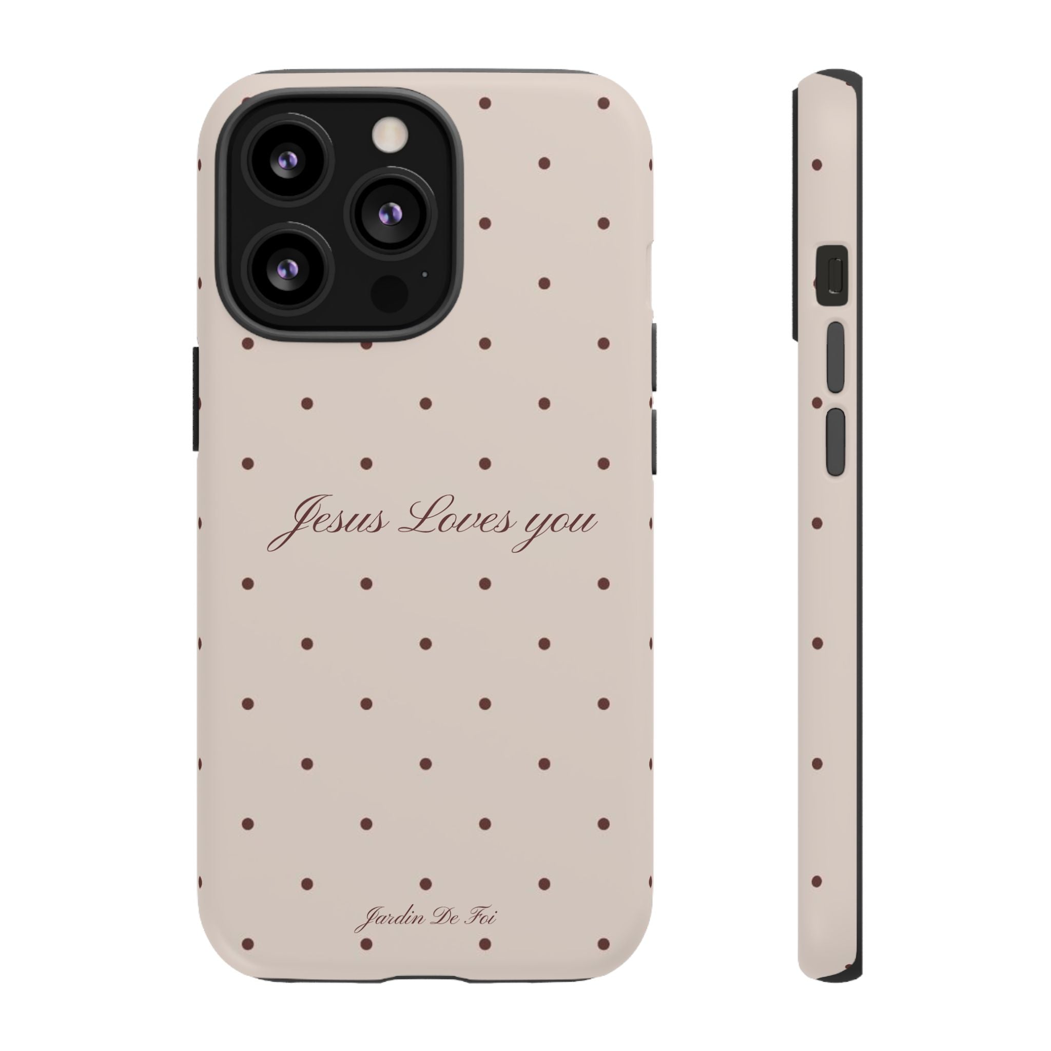 Brown Polka Dot Case
