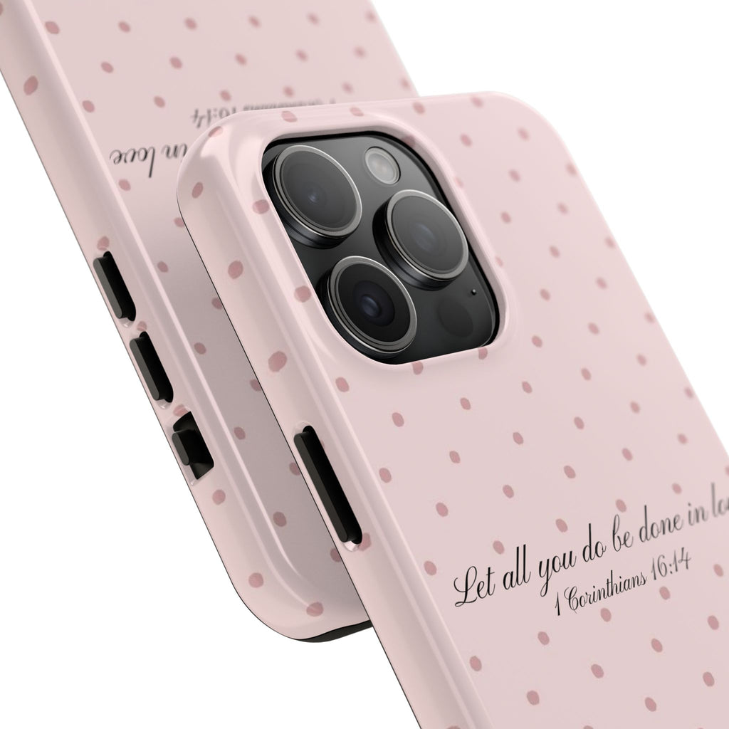 Pink Polka Dot Case