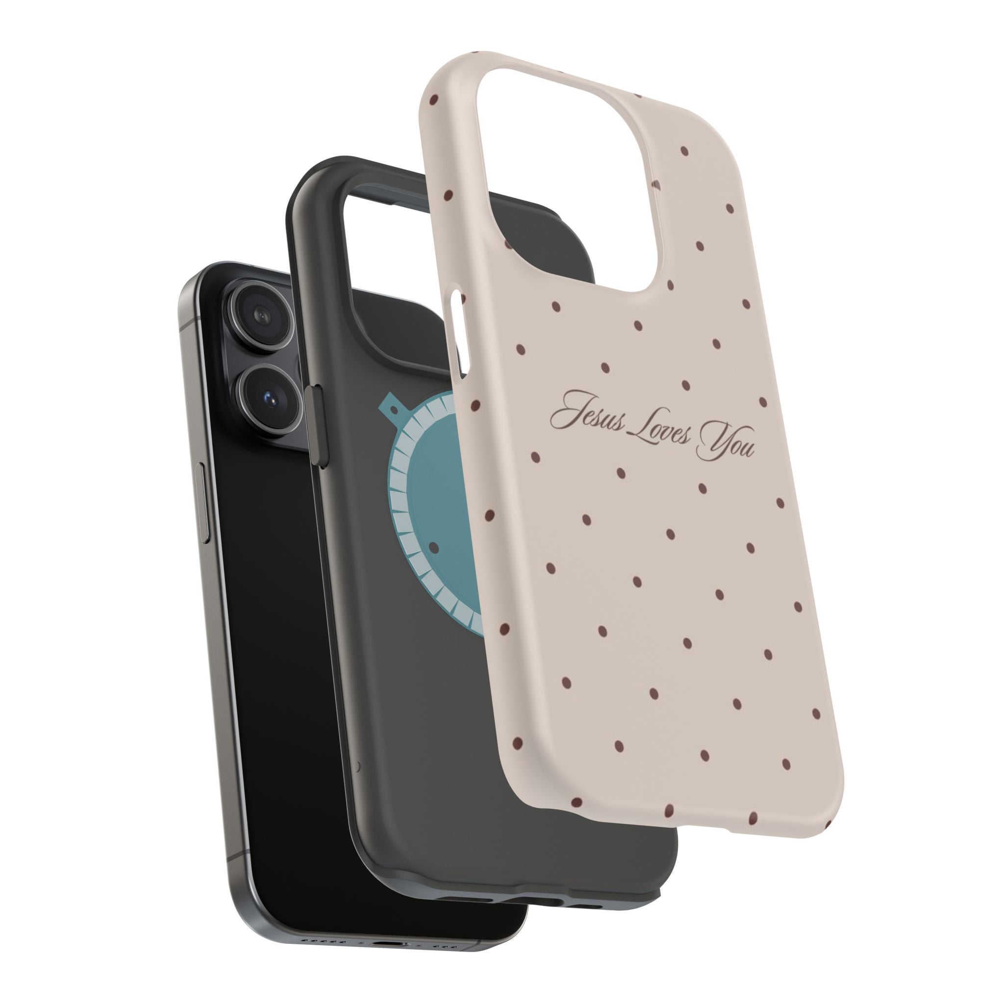 MagSafe Brown Polka Dot
