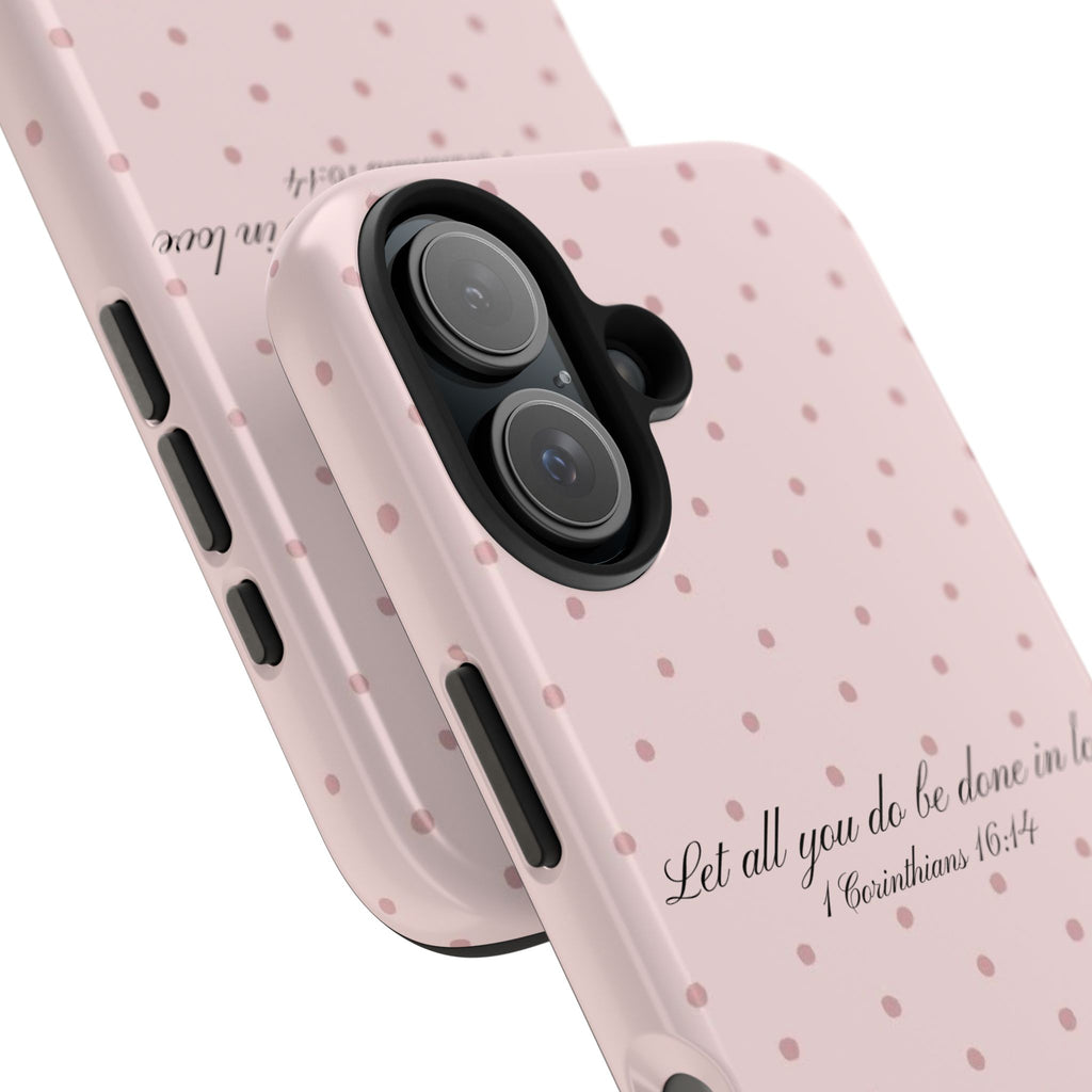 Pink Polka Dot Case