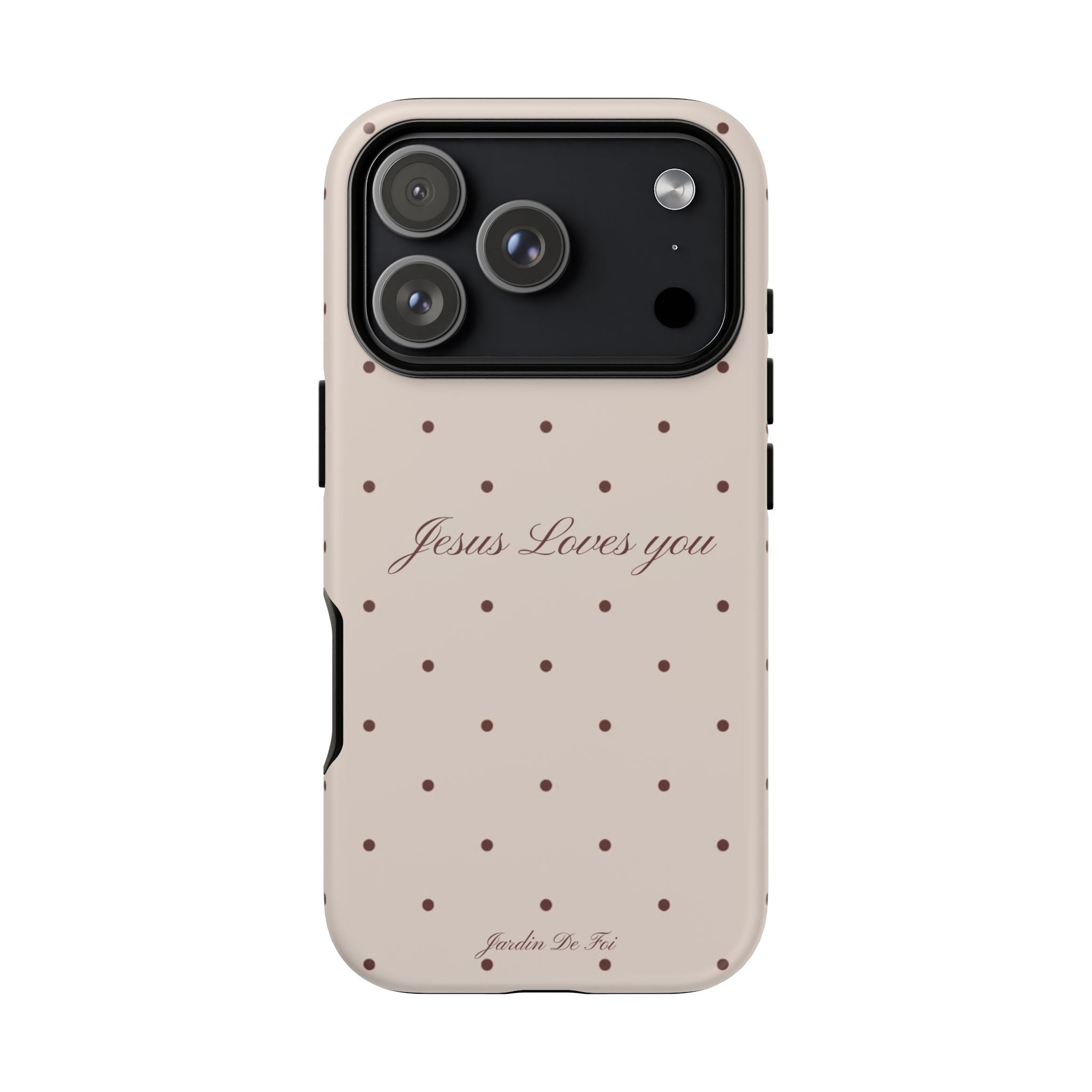 Brown Polka Dot Case