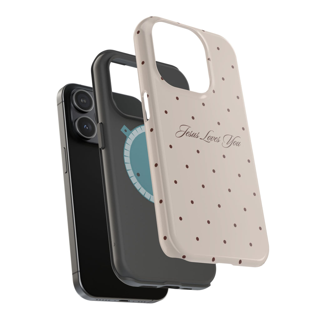MagSafe Brown Polka Dot