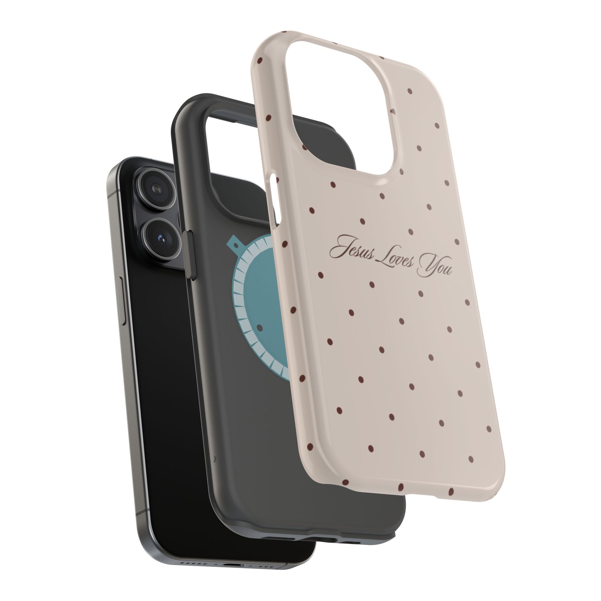 MagSafe Brown Polka Dot