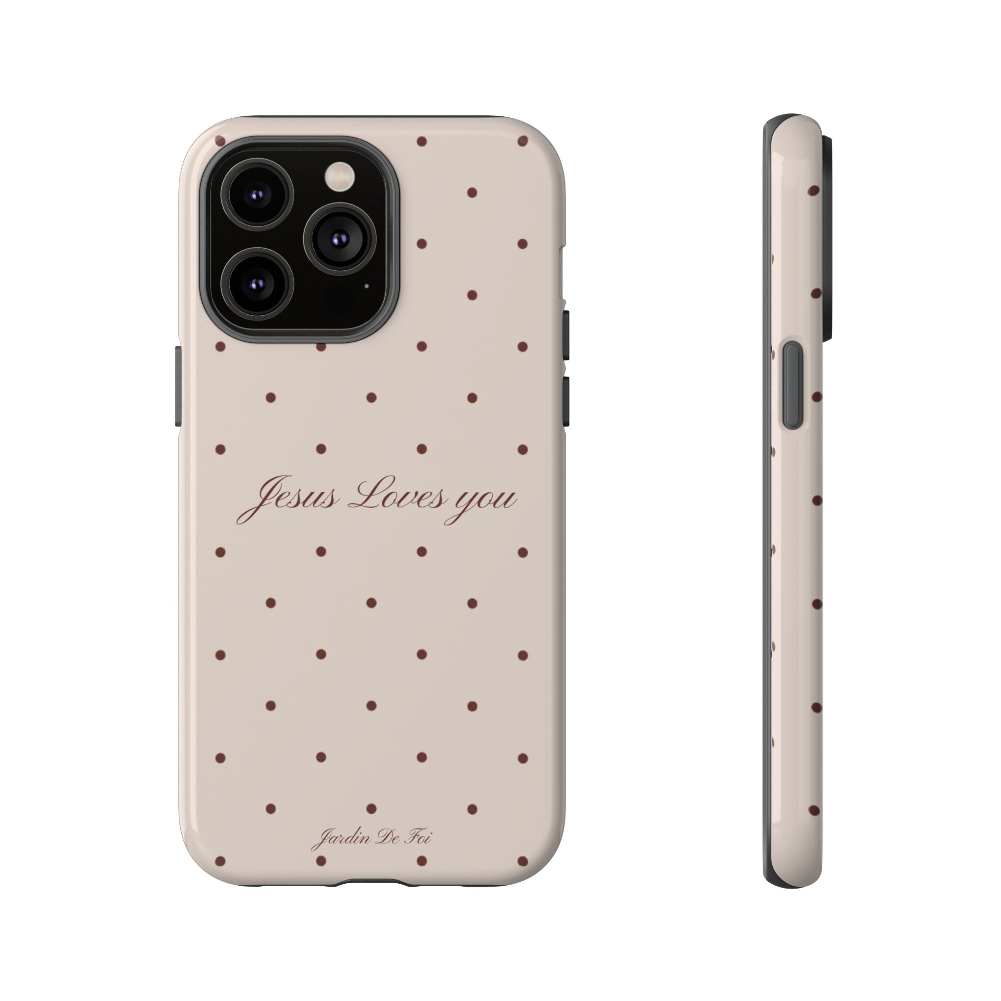 Brown Polka Dot Case