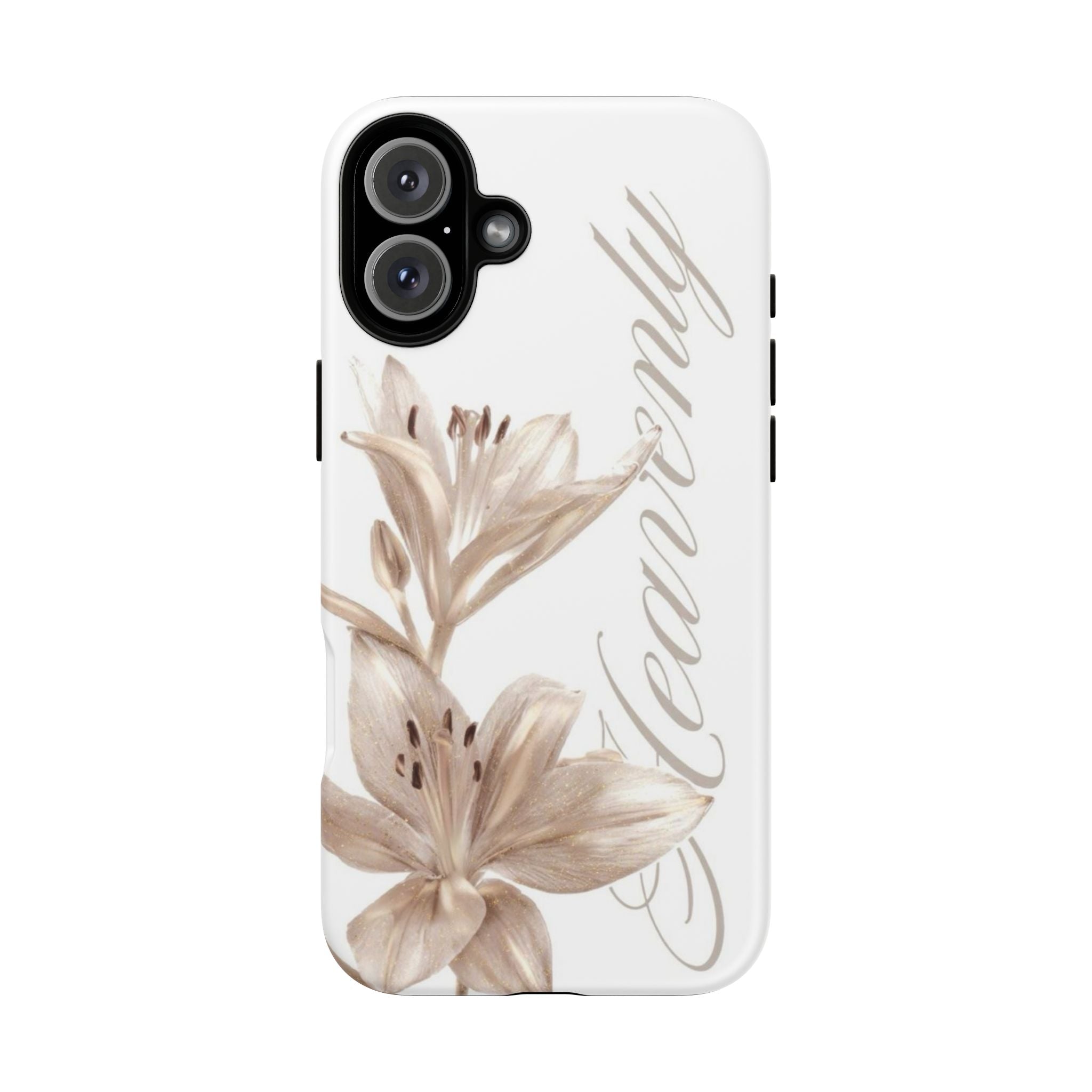 Floral 'Heavenly' Phone Case — Elegant Lily Protective Cover