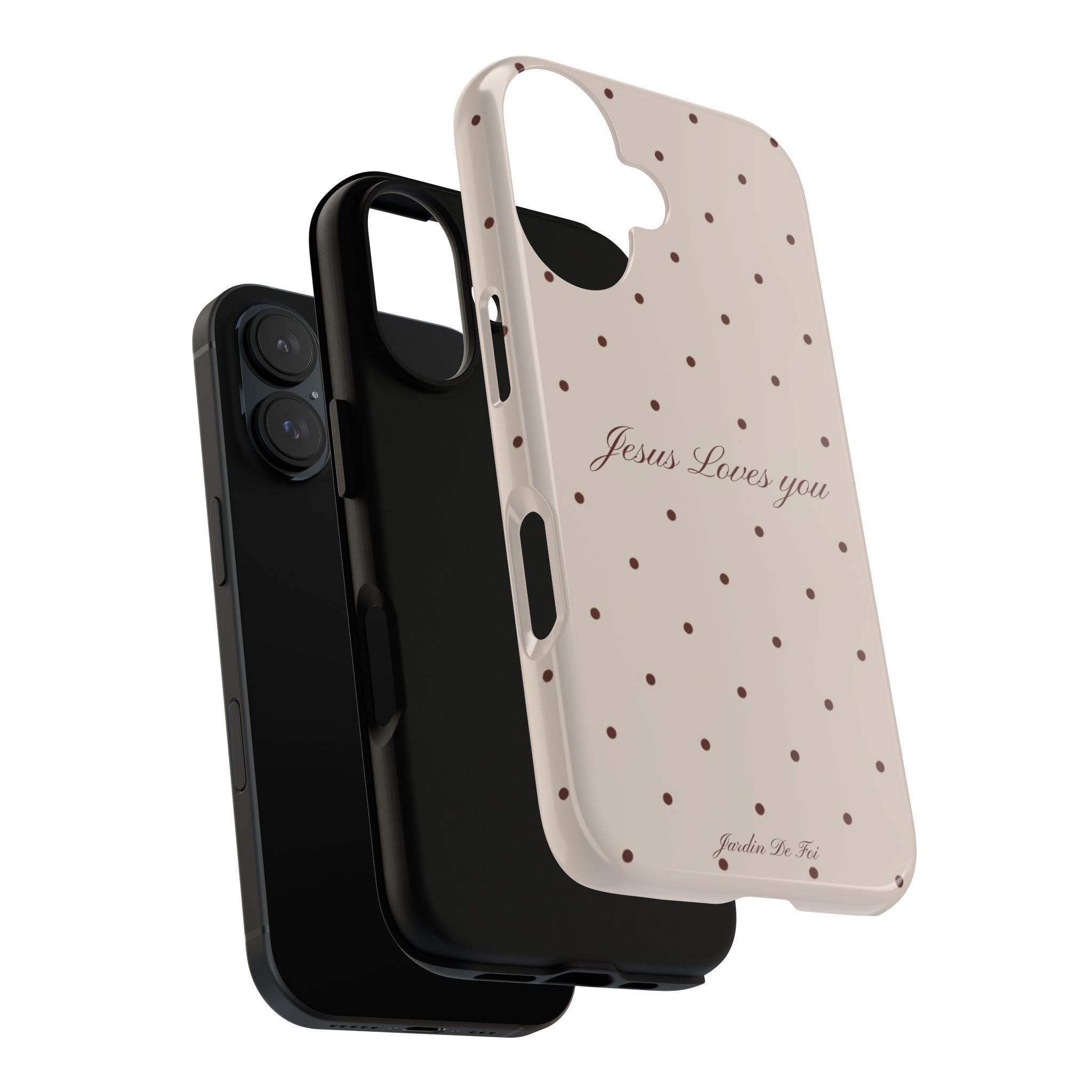 Brown Polka Dot Case