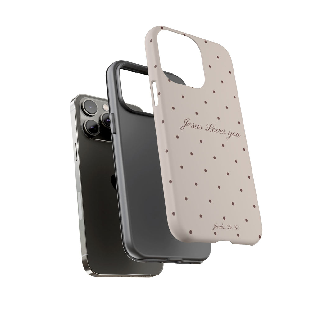 Brown Polka Dot Case