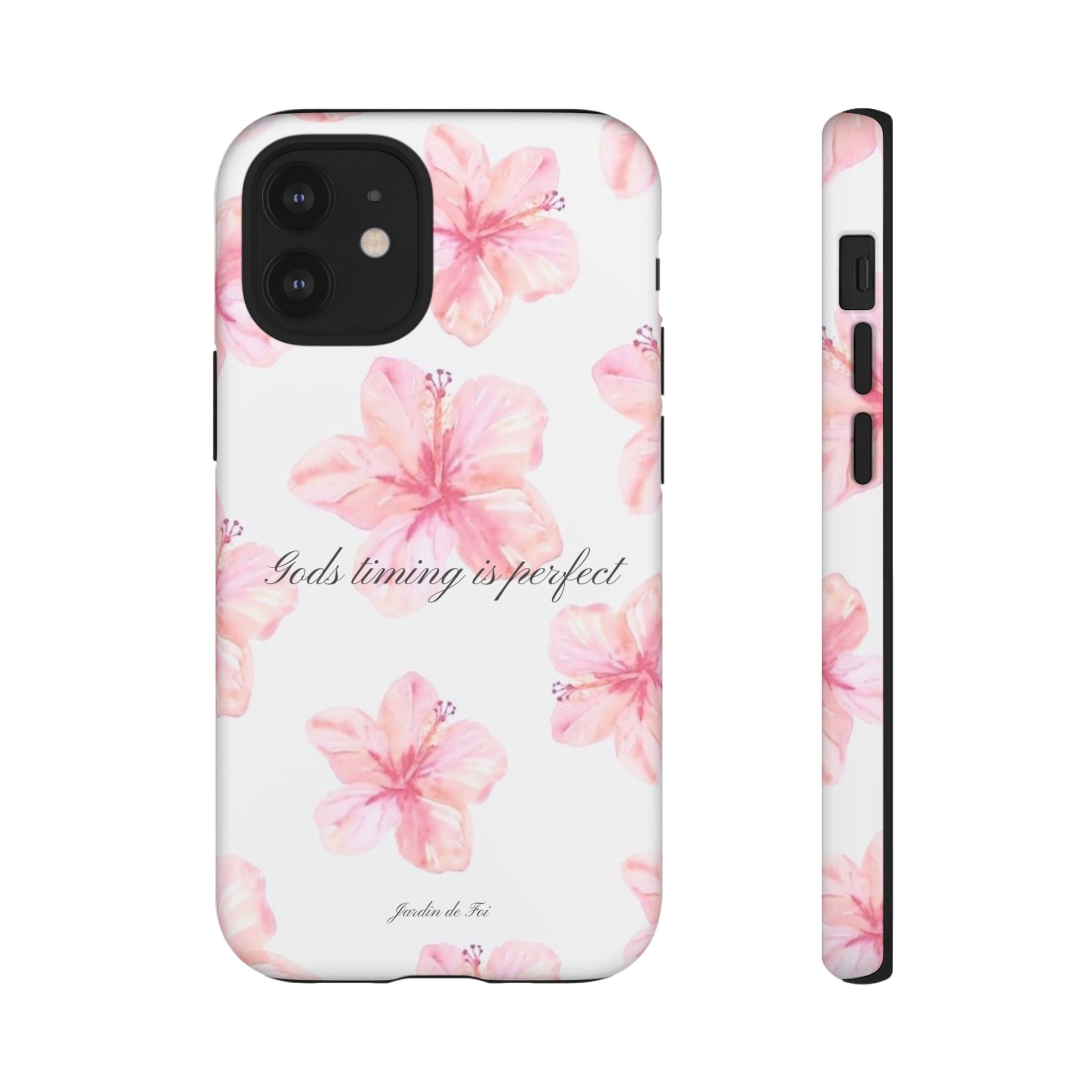 Gods Timing is Perfect Flower Case