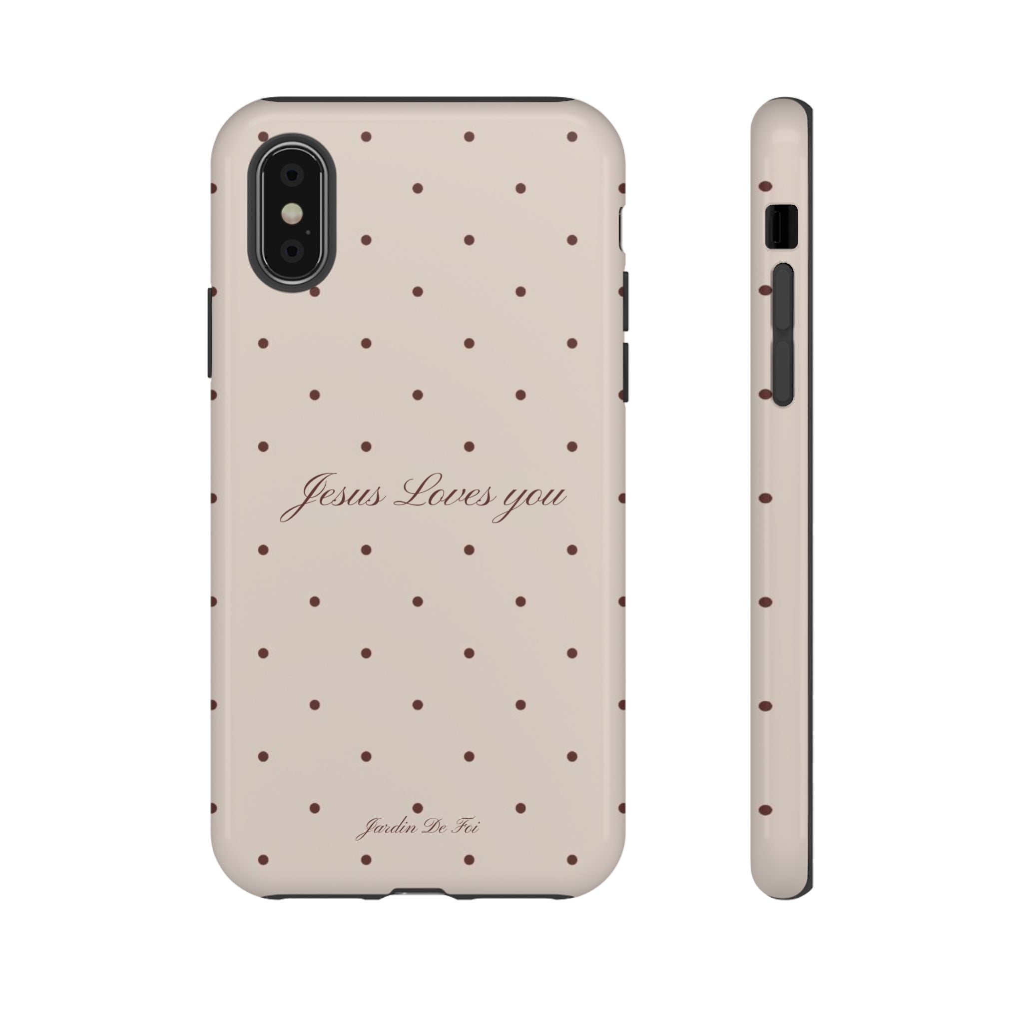 Brown Polka Dot Case
