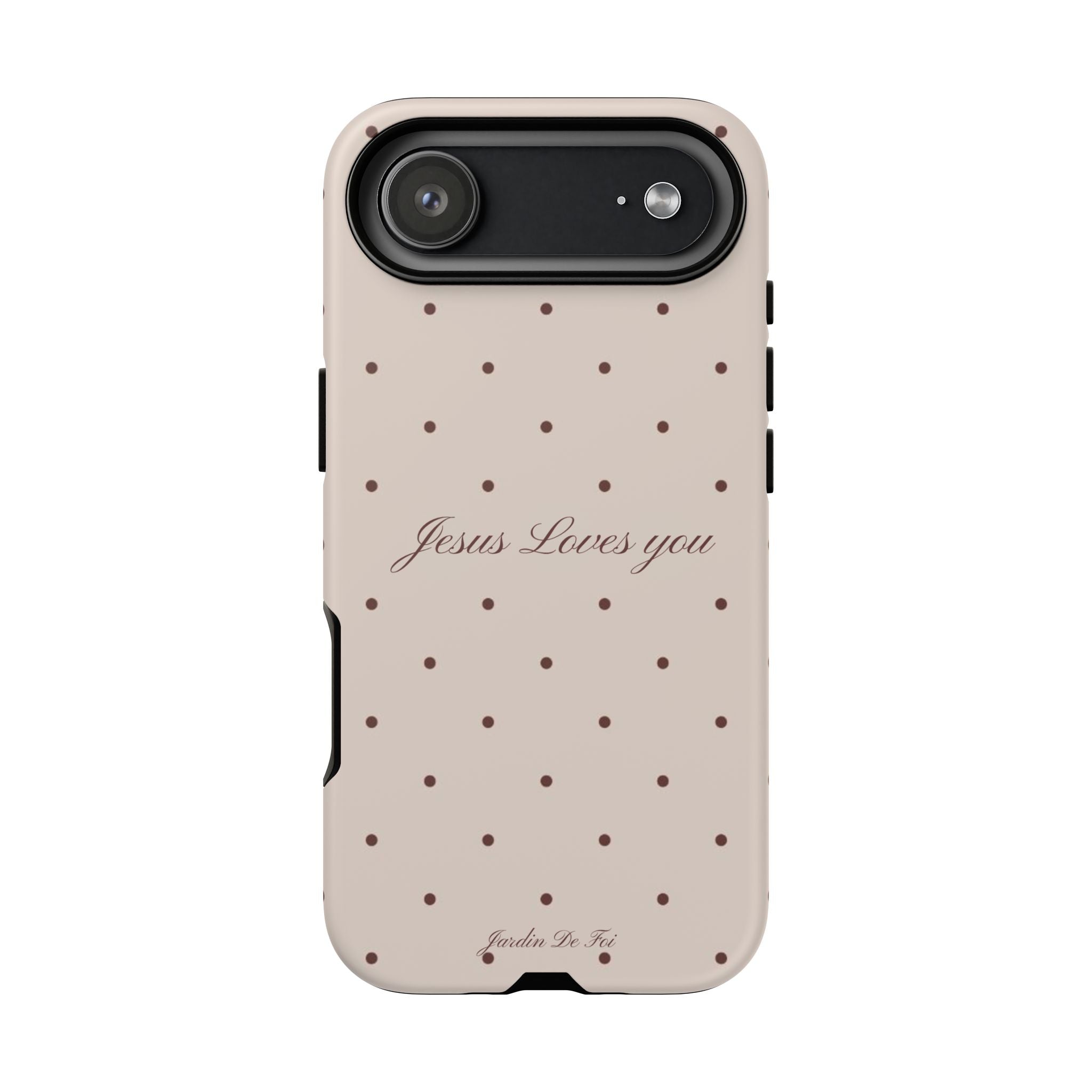 Brown Polka Dot Case