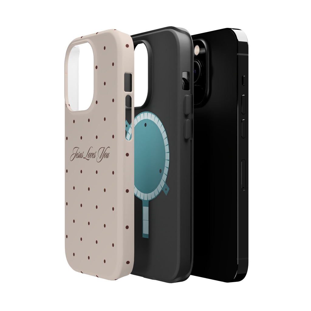 MagSafe Brown Polka Dot