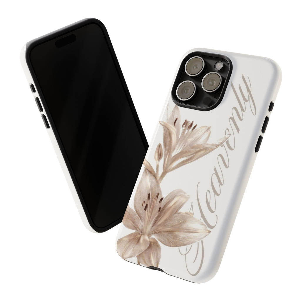 Floral 'Heavenly' Phone Case — Elegant Lily Protective Cover