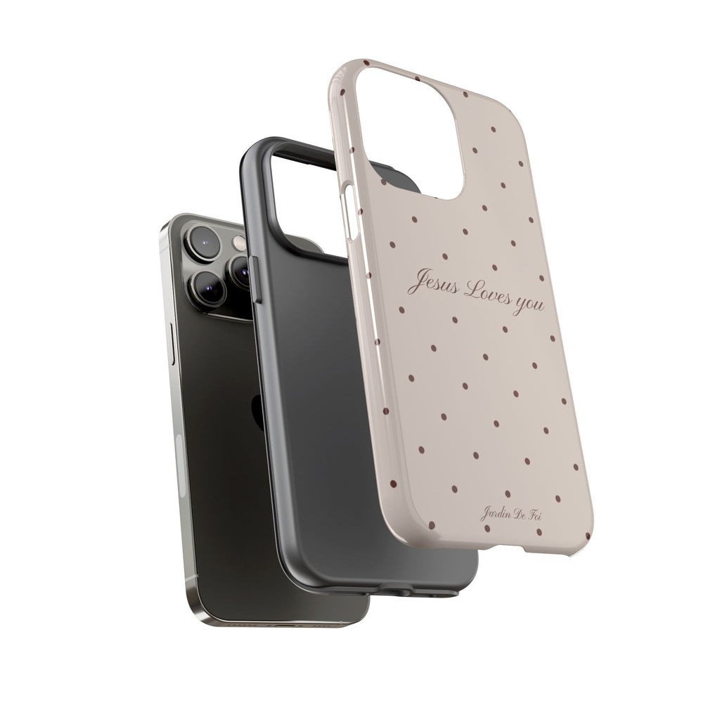 Brown Polka Dot Case