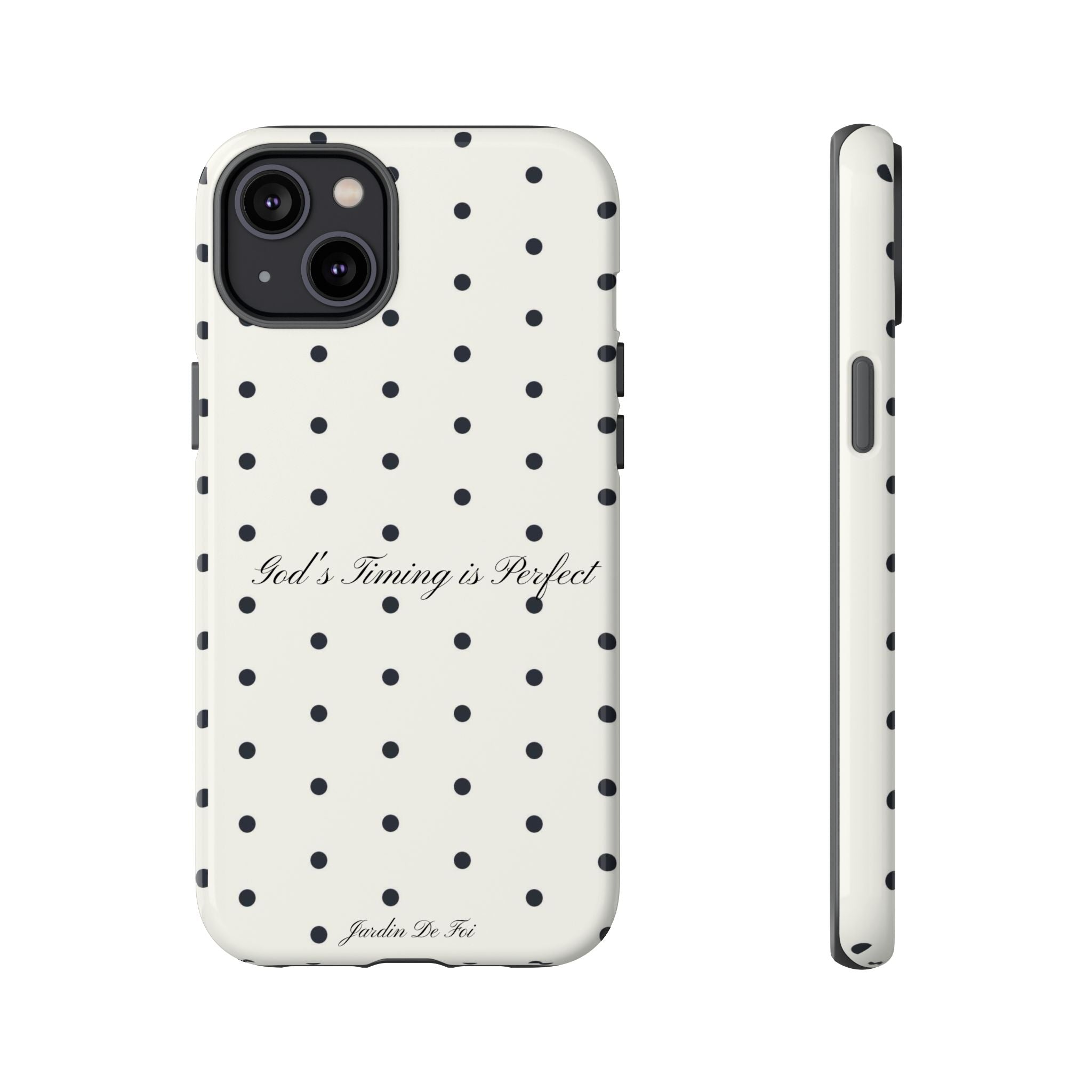 White Polka Dot Case