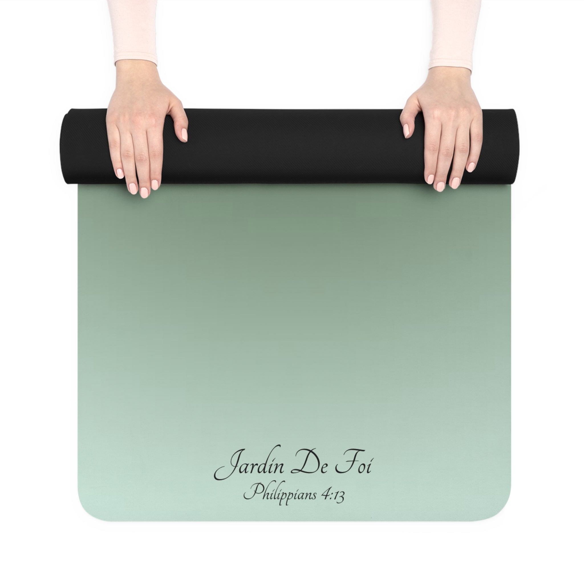 Green Rubber Yoga Mat