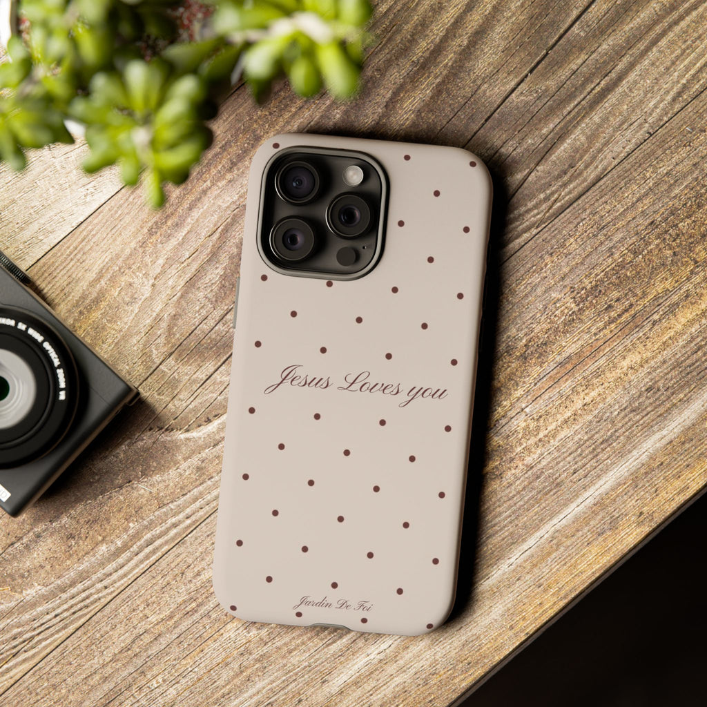 Brown Polka Dot Case