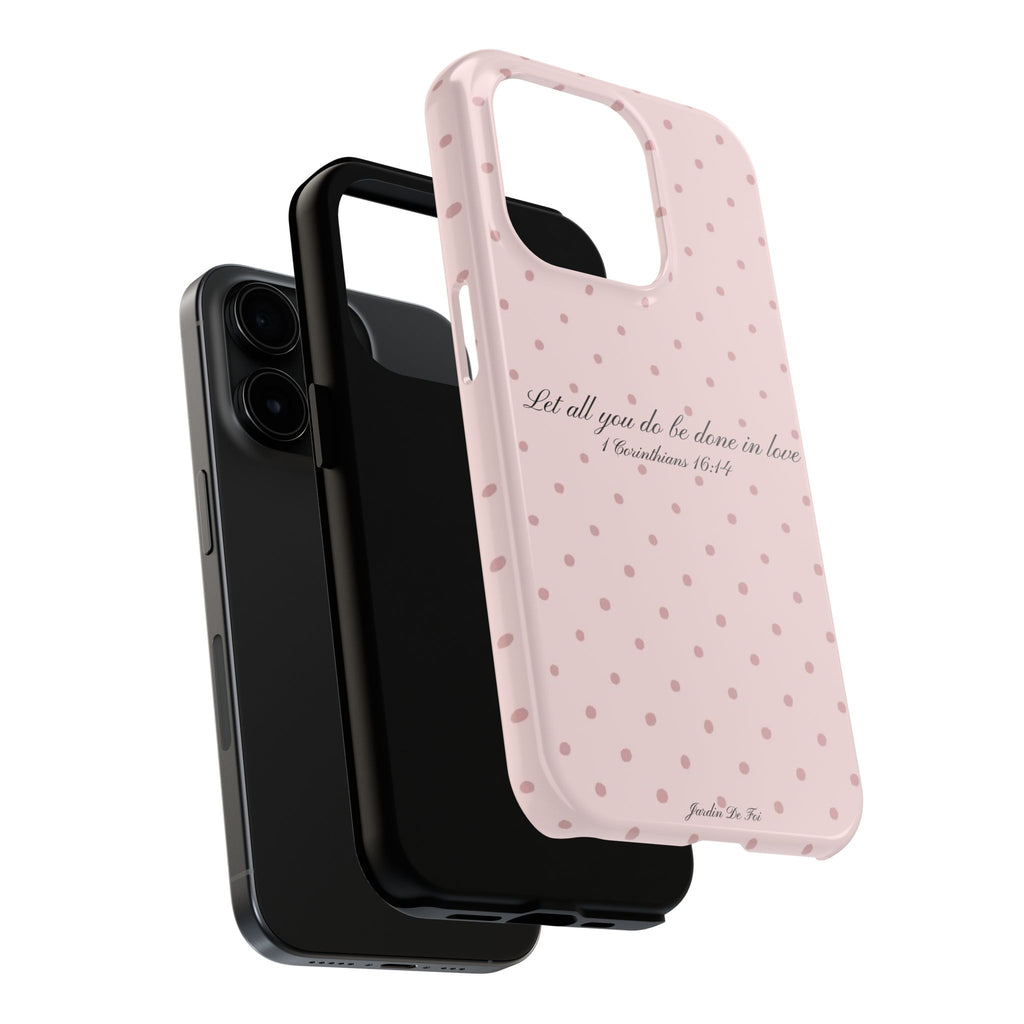 Pink Polka Dot Case