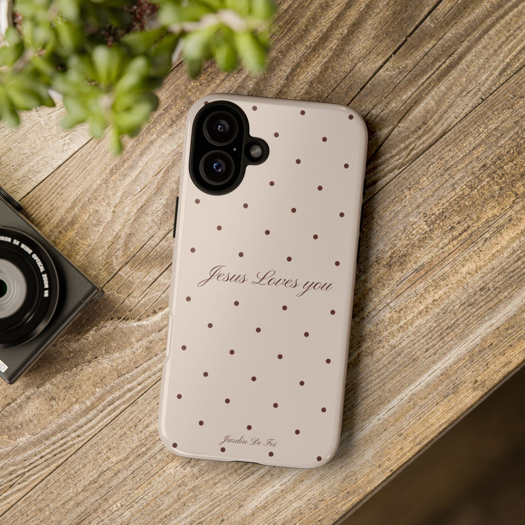 Brown Polka Dot Case