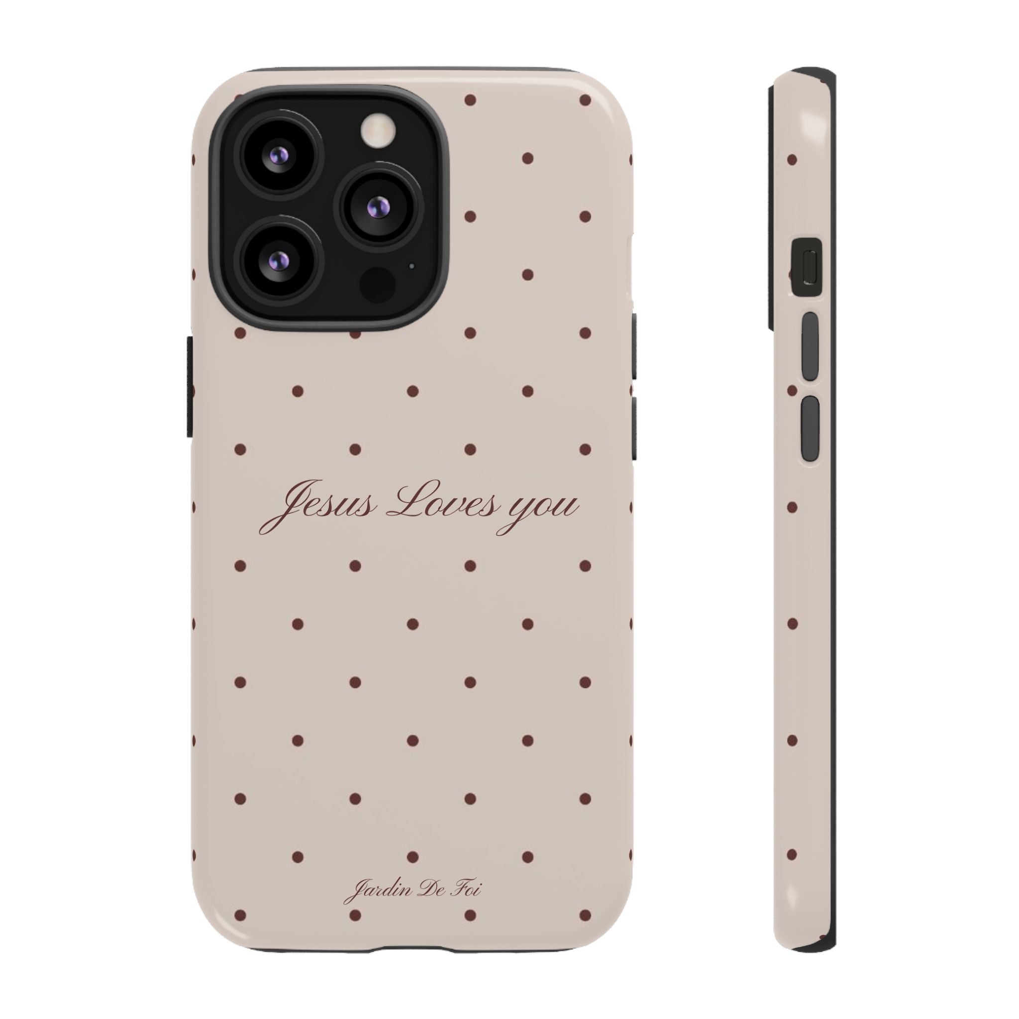 Brown Polka Dot Case