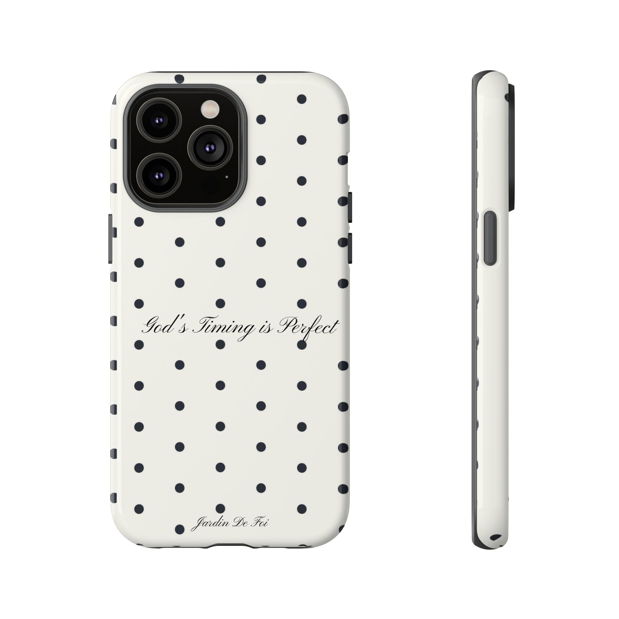 White Polka Dot Case